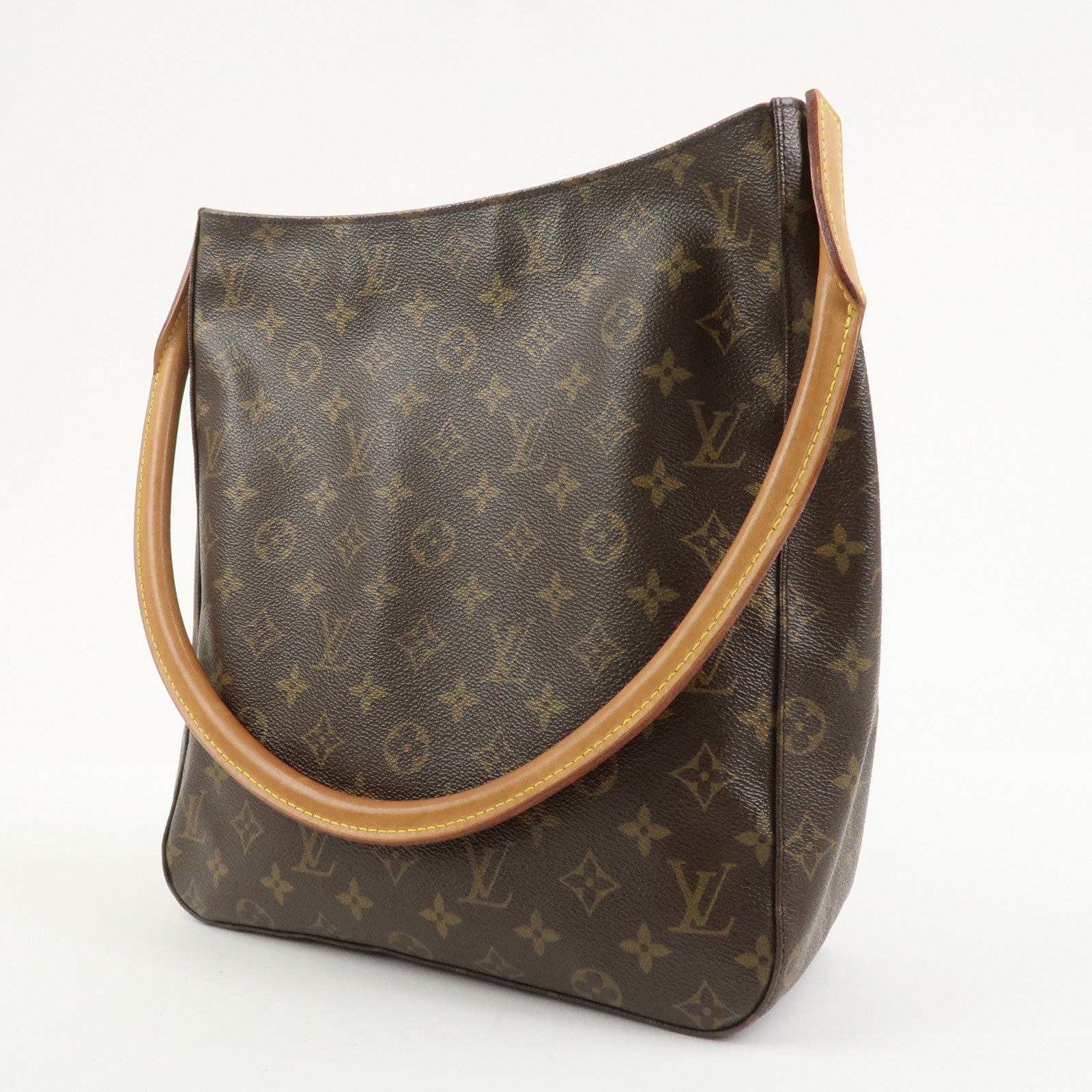 Louis Vuitton Monogram Looping GM Shoulder Bag Brown M51145