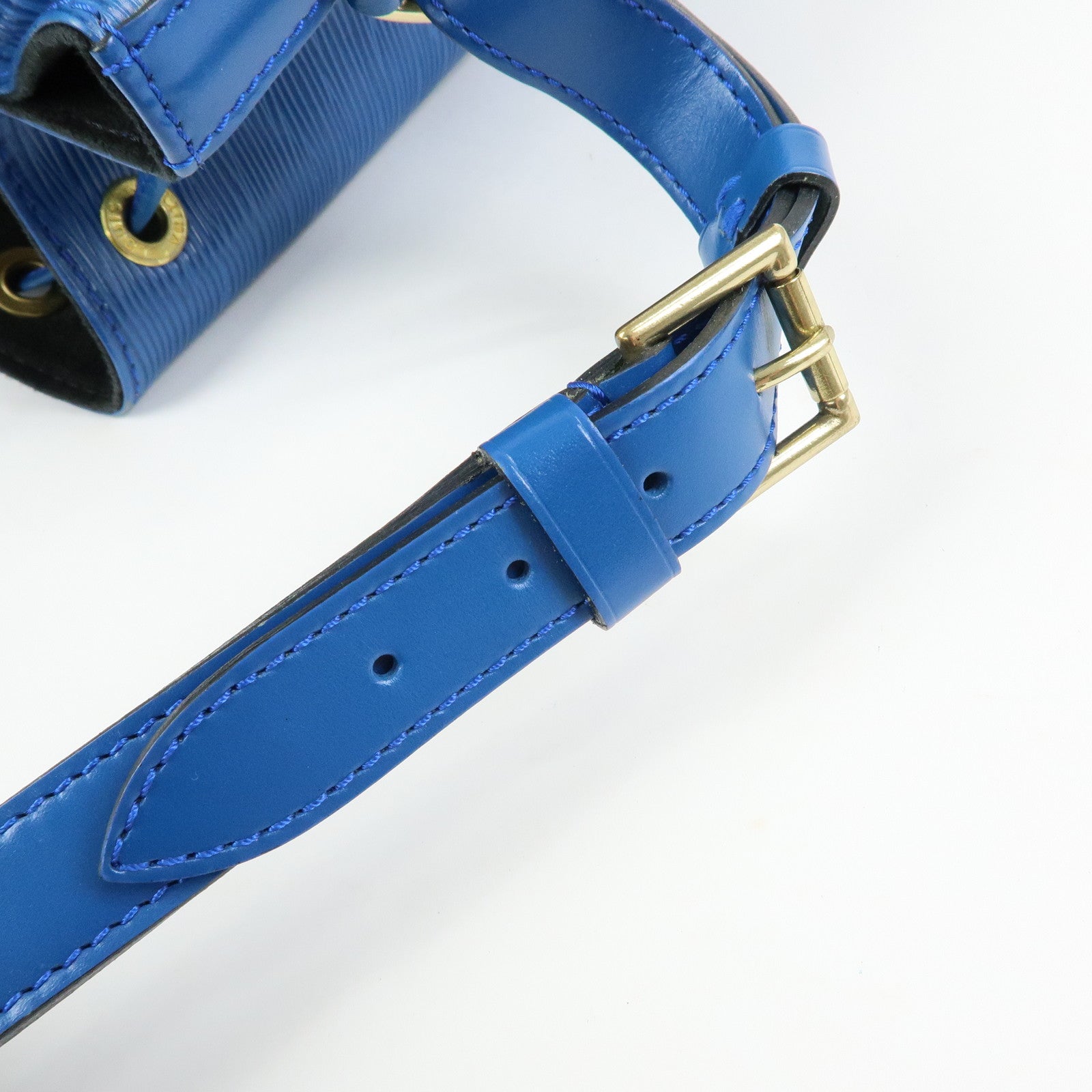 Louis Vuitton Epi Petit Noe Shoulder Hand Bag Toledo Blue M44105