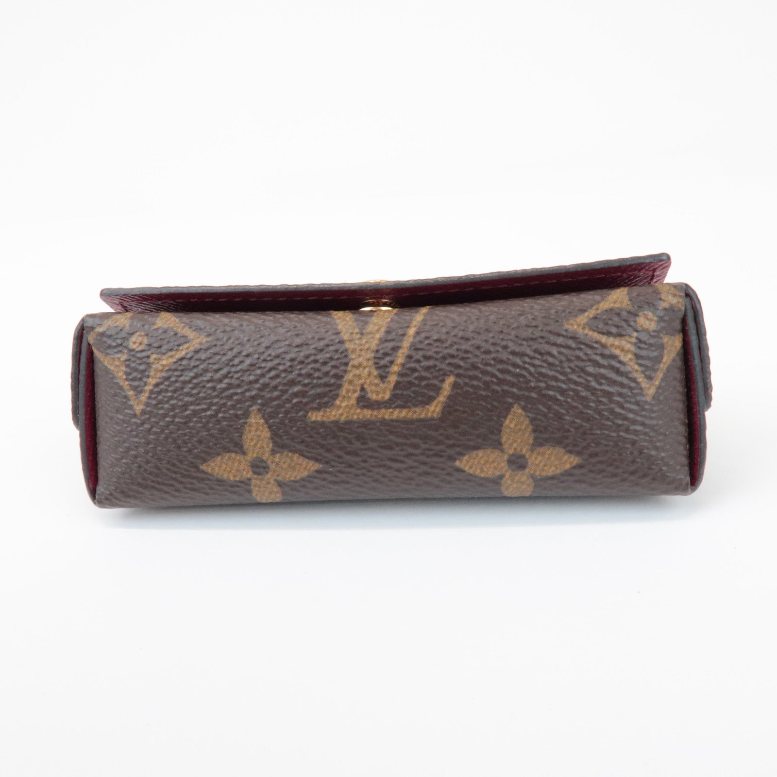 Louis Vuitton Monogram Pochette Rivette Lip Case Fushia M61473