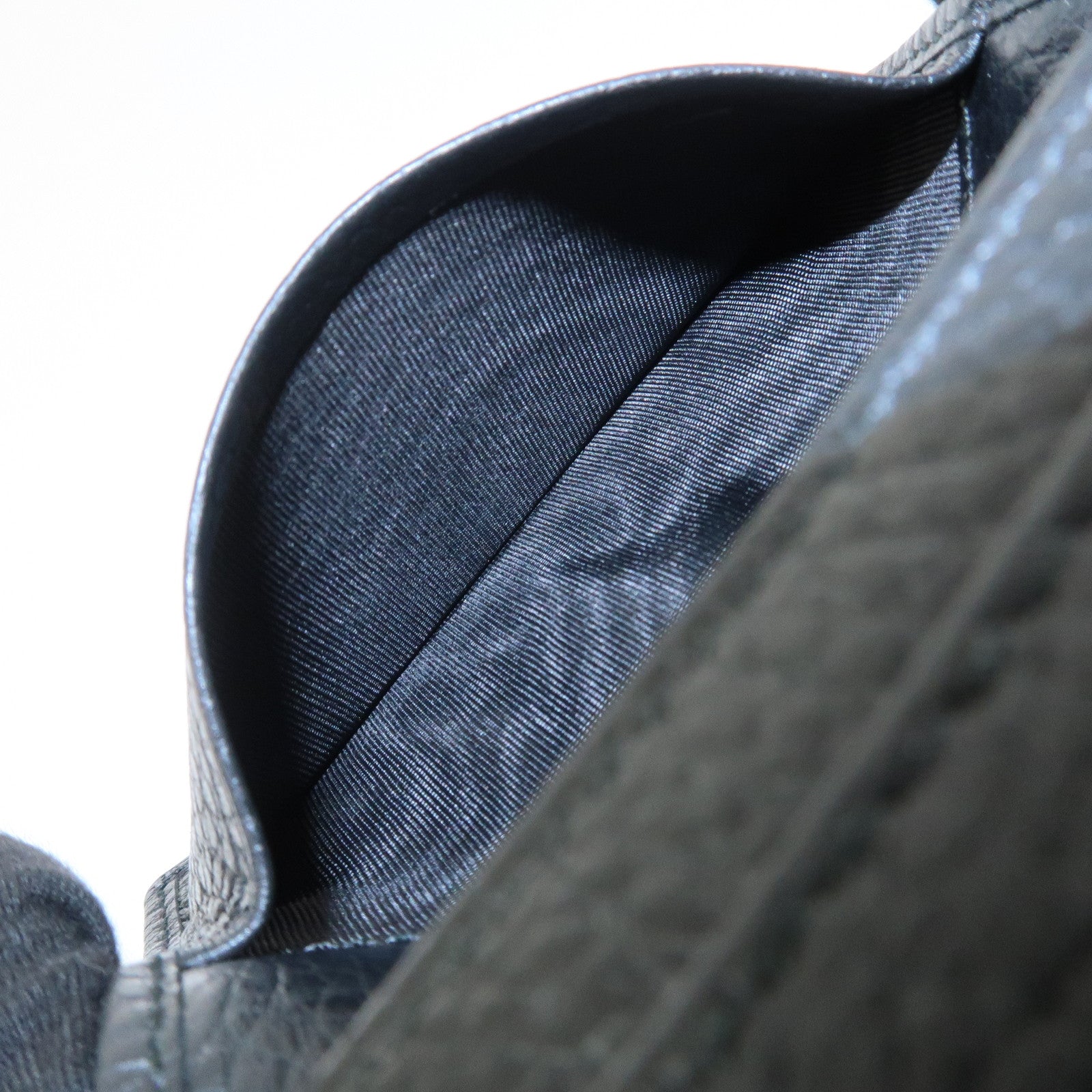 GUCCI GG Marmont Leather Card Case Card Holder Black 474748