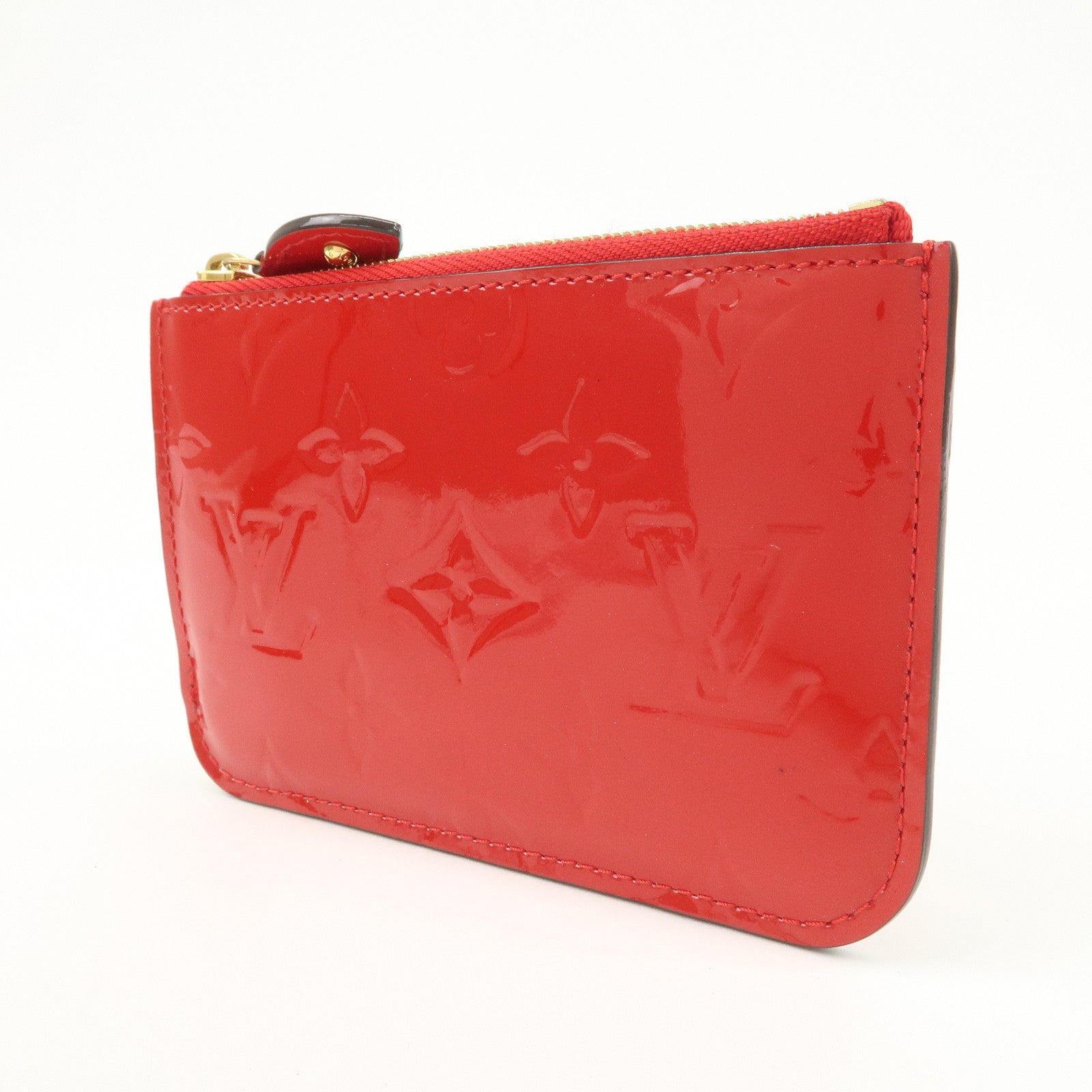 Louis Vuitton Monogram Vernis Pochette Cles NM Cerise M90214