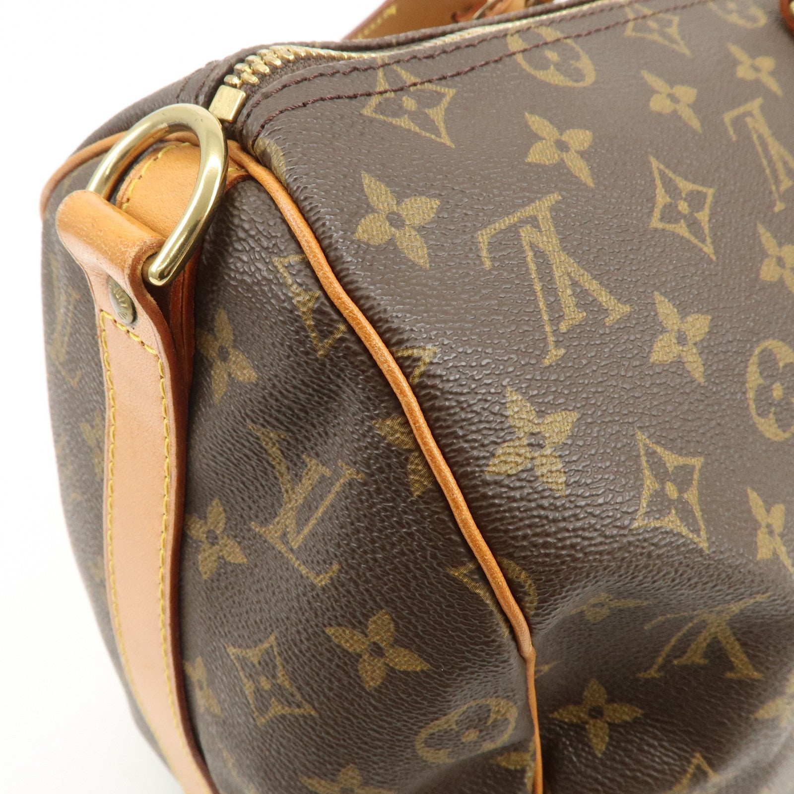 Louis Vuitton Monogram Keep All Bandouliere 45 Boston Bag M41418