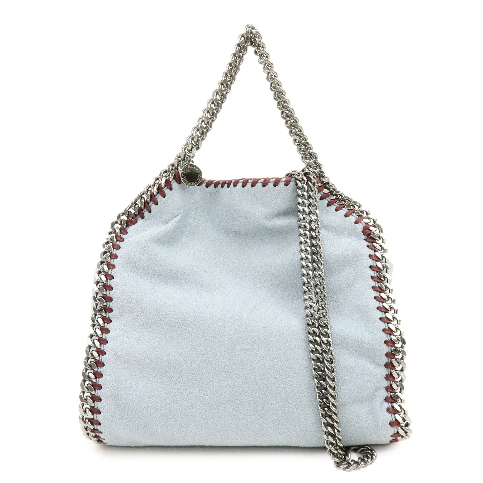 STELLA MCCARTNEY Falabella Tiny Faux Leather 2Way Bag Blue 371223