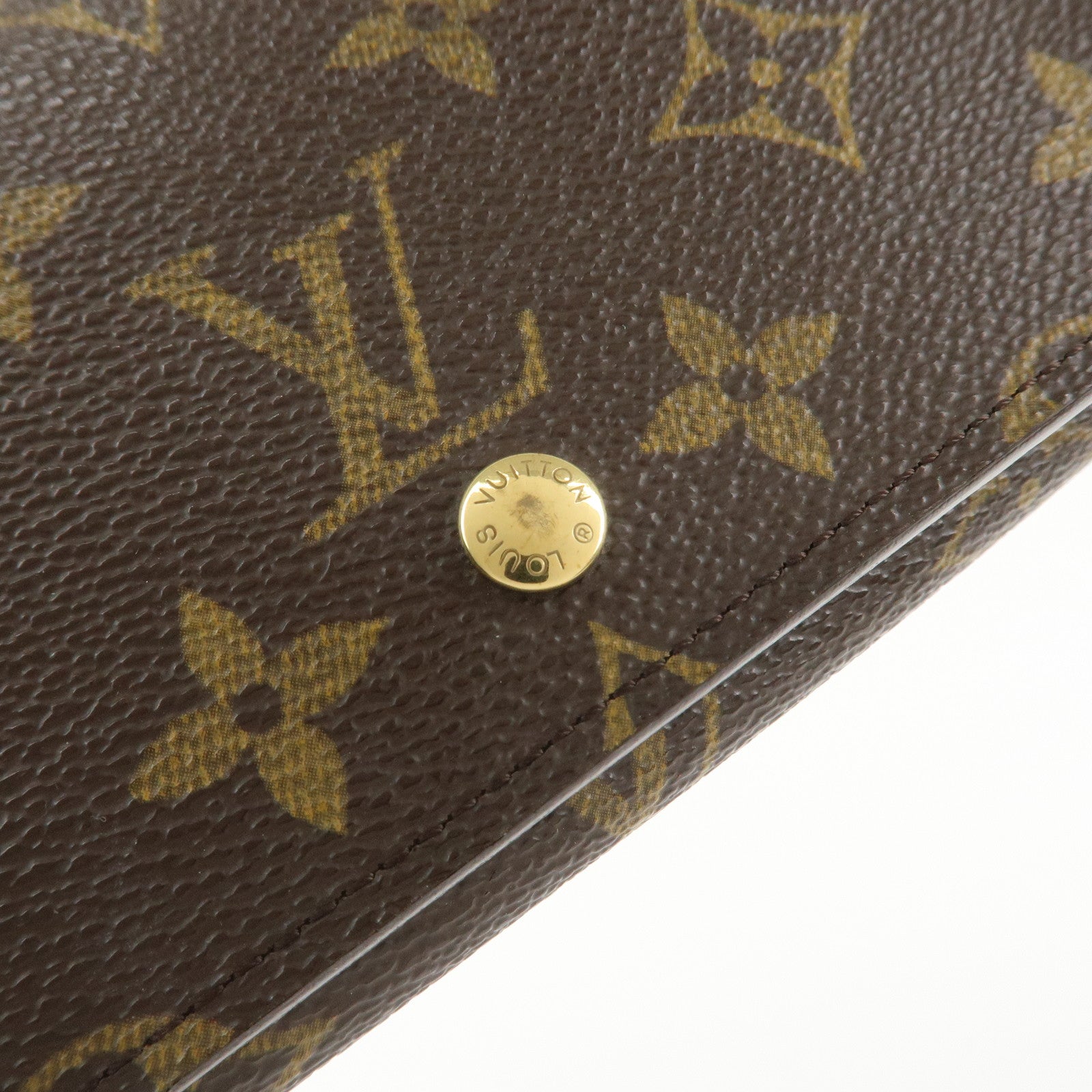 Louis Vuitton Monogram Porte Monnaie Billet Tresor Wallet M61730