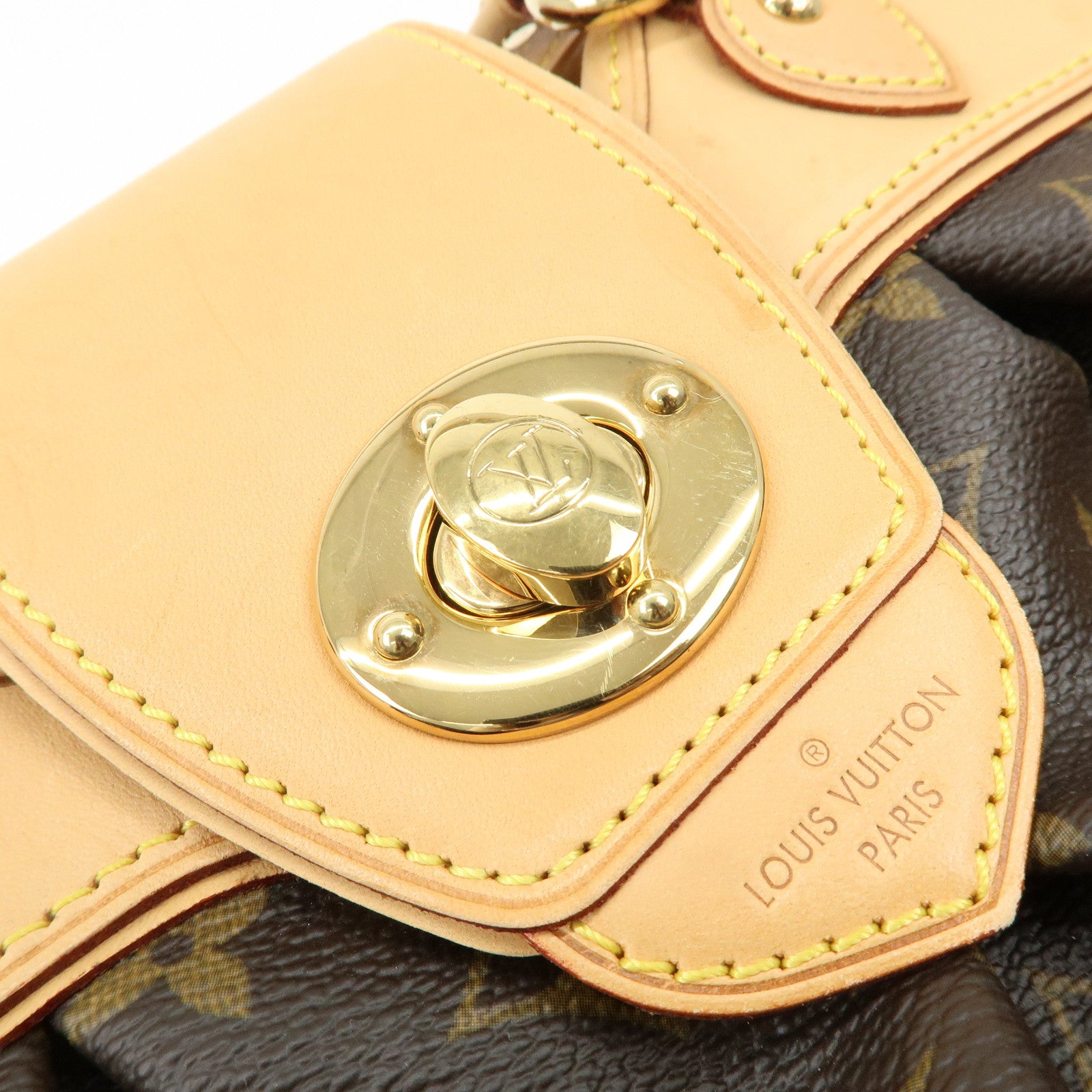 Louis Vuitton Monogram Boetie PM Hand Bag Brown M45715