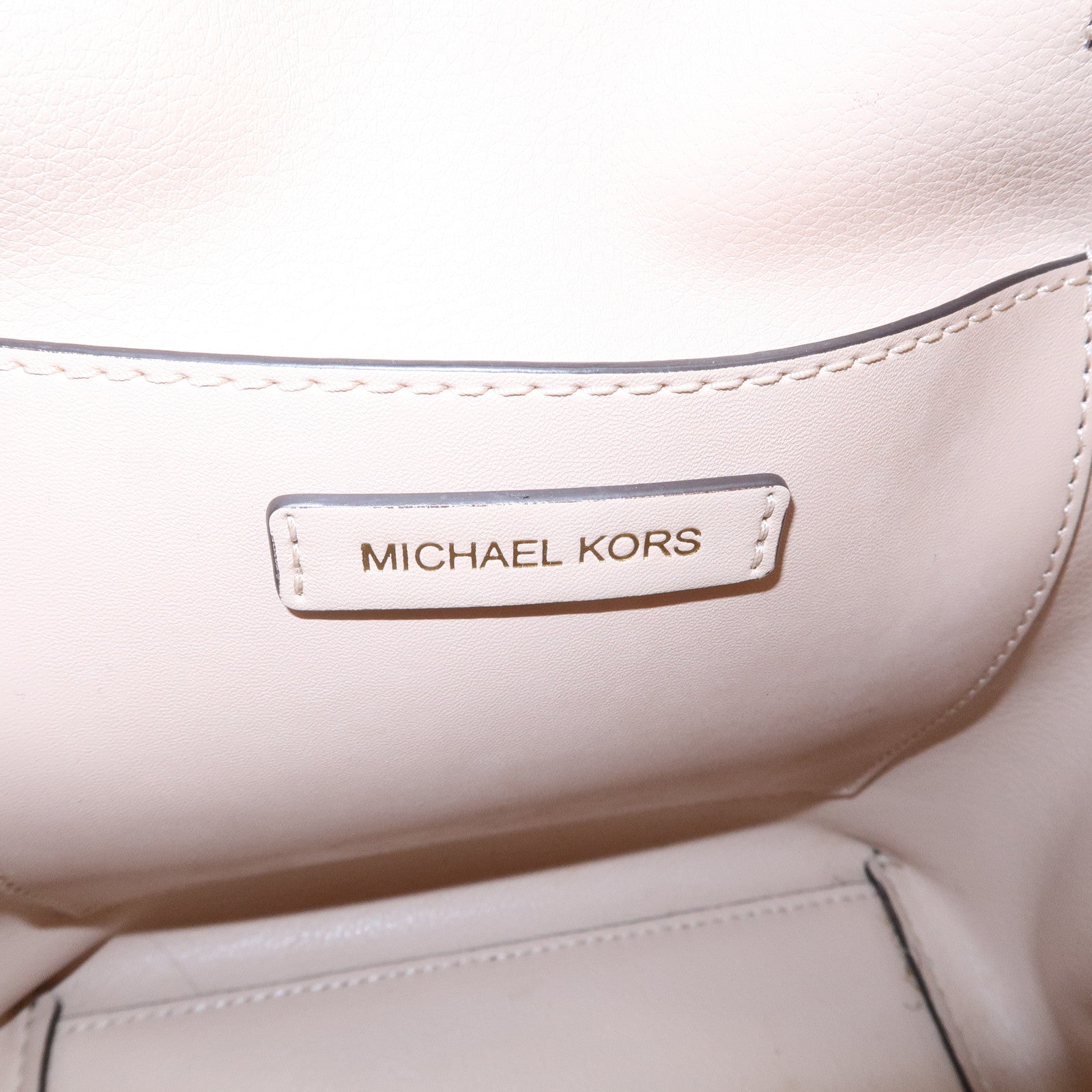 MICHAEL KORS PVC Leather Shoulder Bag Crossbody Bag Brown