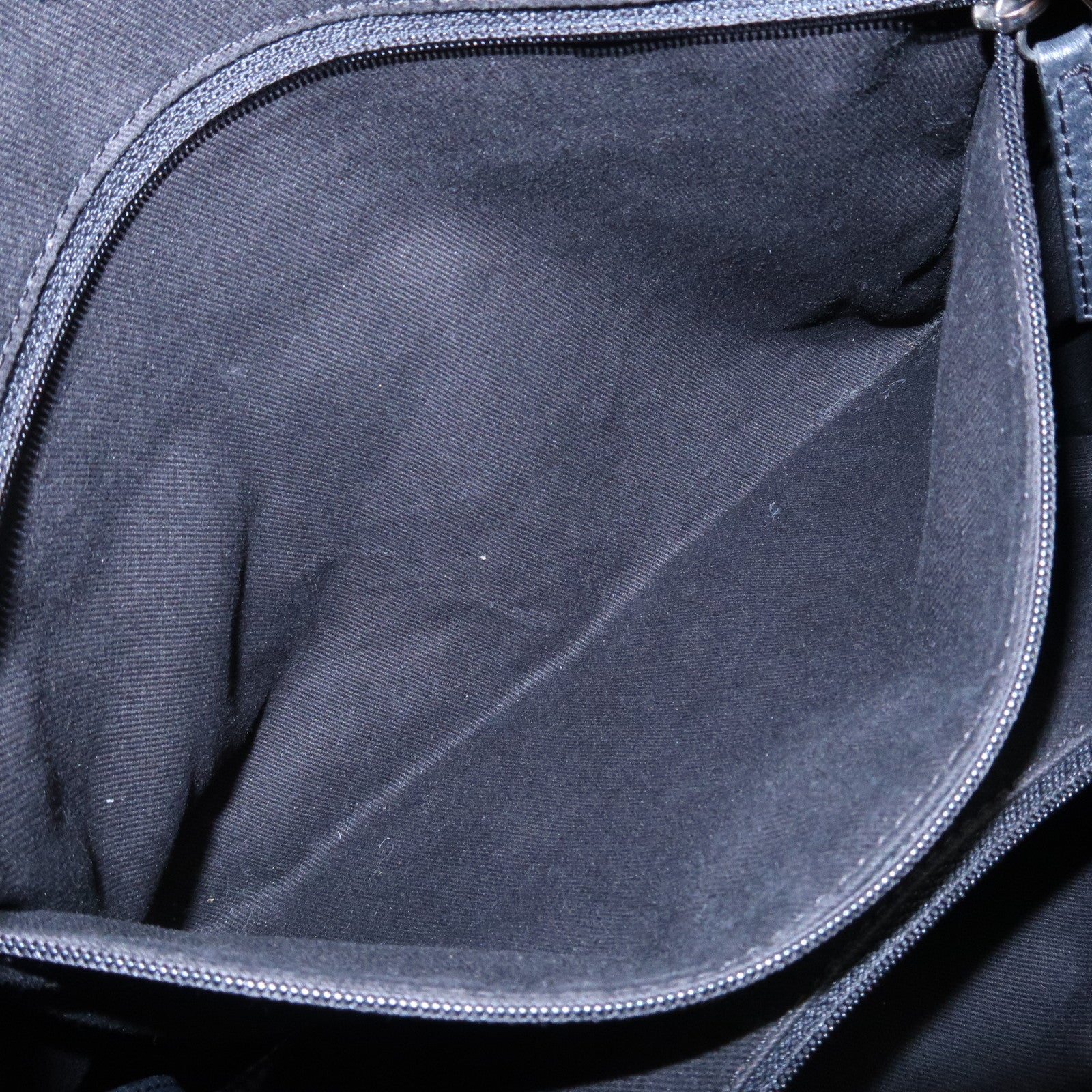 CHANEL Paris New York COCO Mark Nylon Leather Tote Bag Black A33100