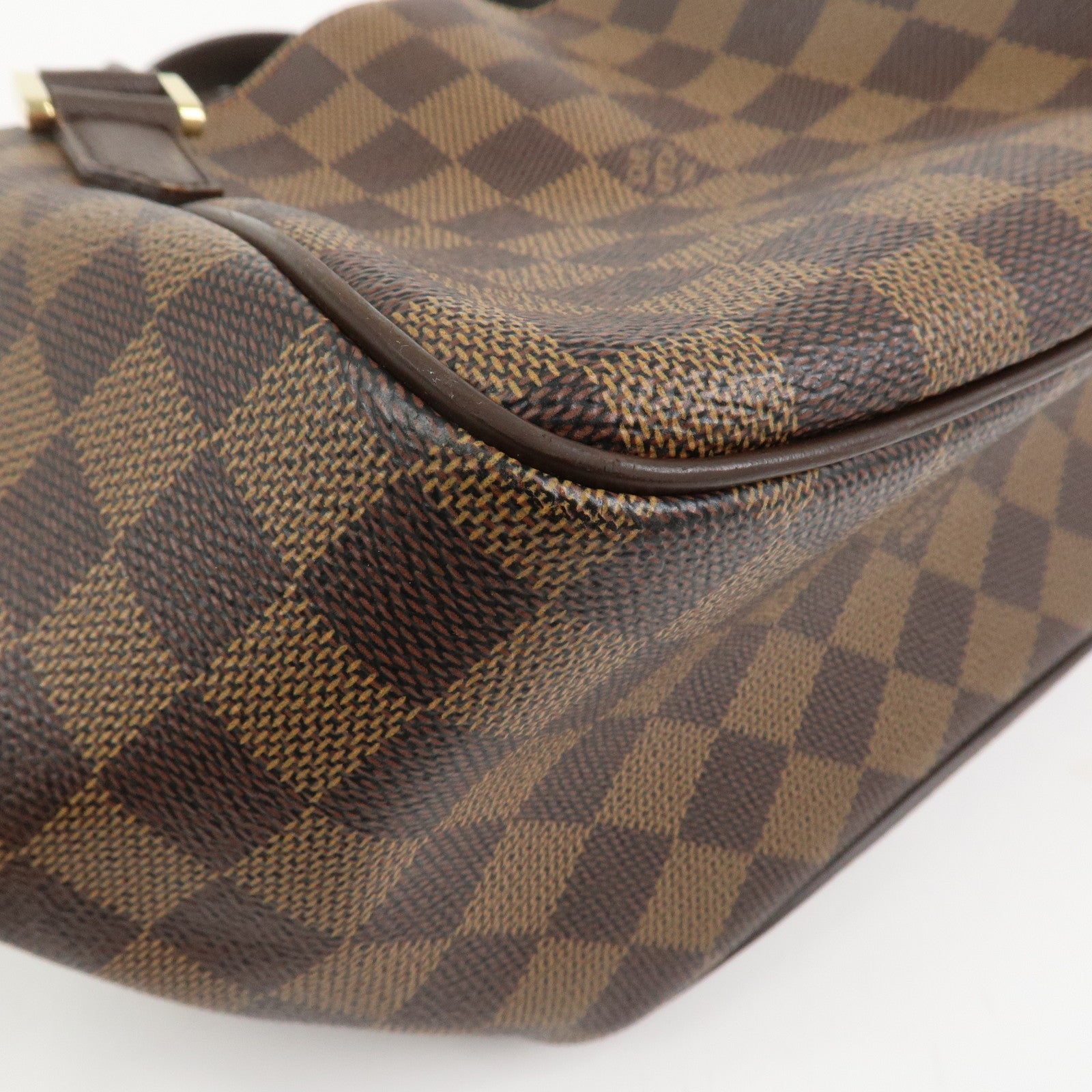 Louis Vuitton Damier Canvas Belem PM Hand Bag Brown N51173