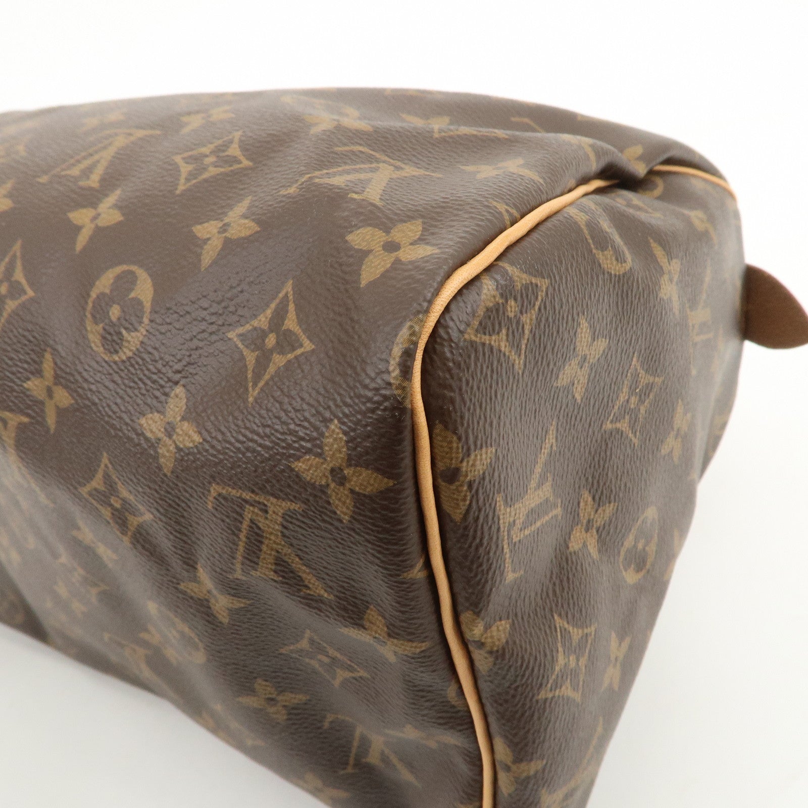 Louis Vuitton Monogram Speedy 30 Boston Bag Hand Bag Brown M41108