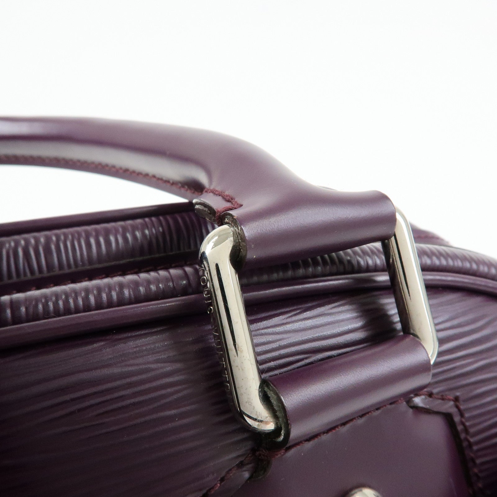 Louis Vuitton Epi Bowling Montaigne GM Hand Bag Cassis M5931K