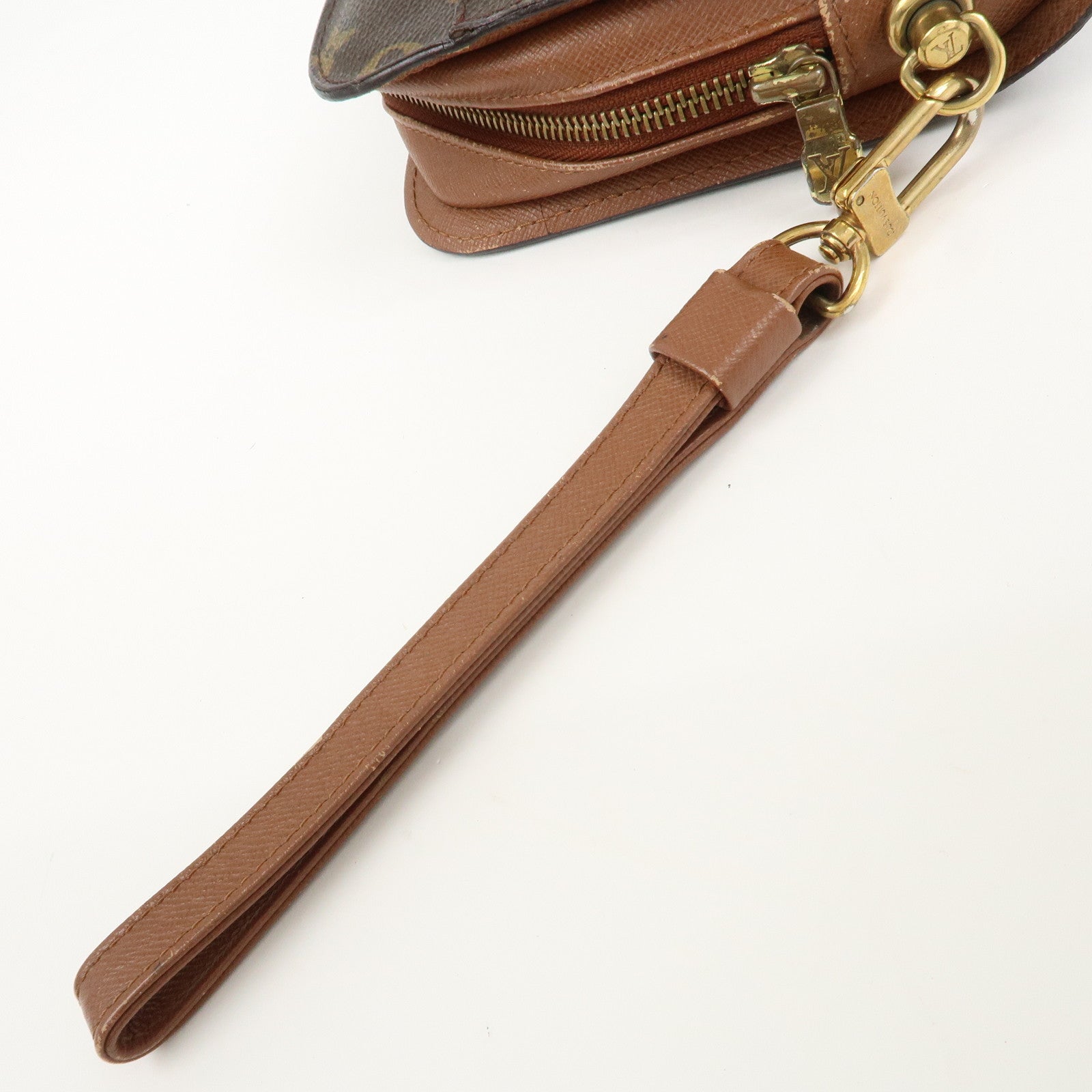 Louis Vuitton Monogram Canvas Orsay Clutch Bag Pouch Brown M51790