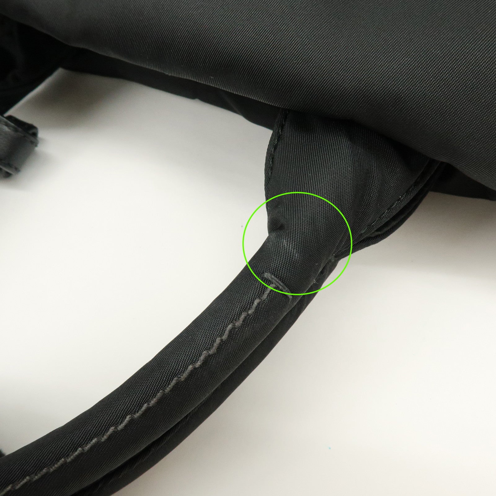 PRADA Triangle Logo 2Way Bag Hand Bag Shoulder Bag Black BN1959