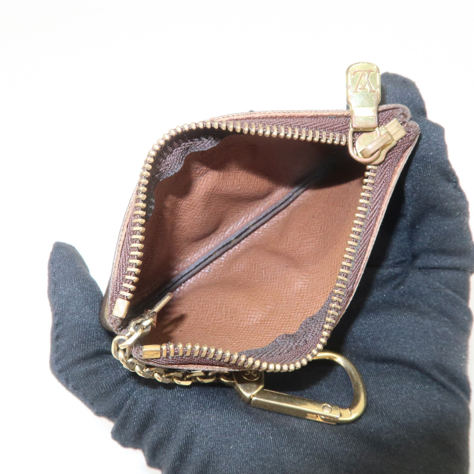 Louis Vuitton Monogram Pochette Cles Coin Case Key Case M62650