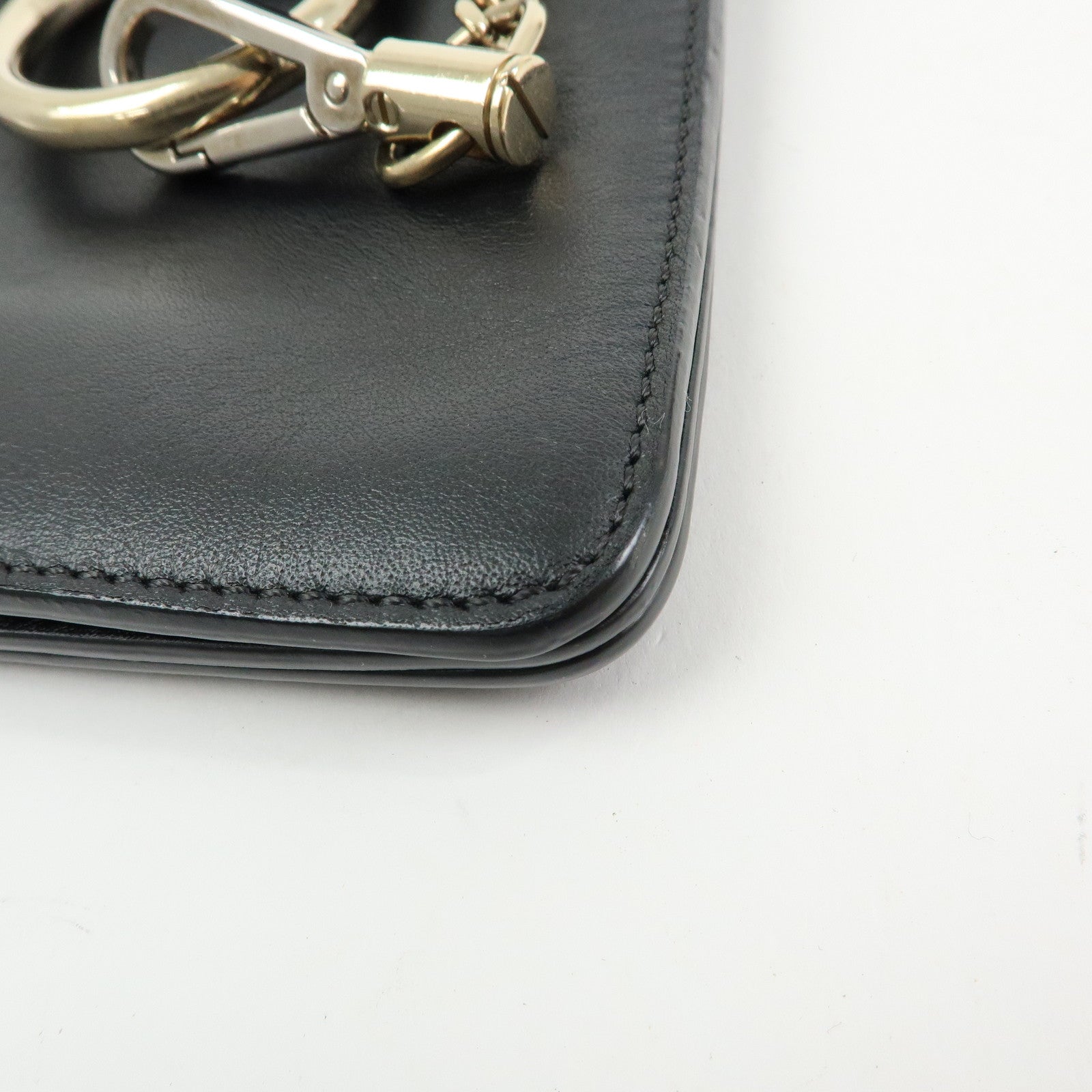 Chloe Faye Suede Leather Shoulder Bag Crossbody Bag Black Gold