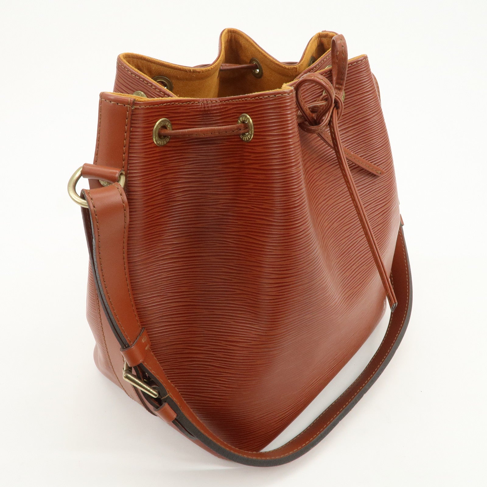 Louis Vuitton Epi Petit Noe Shoulder Bag Kenya Brown M44103