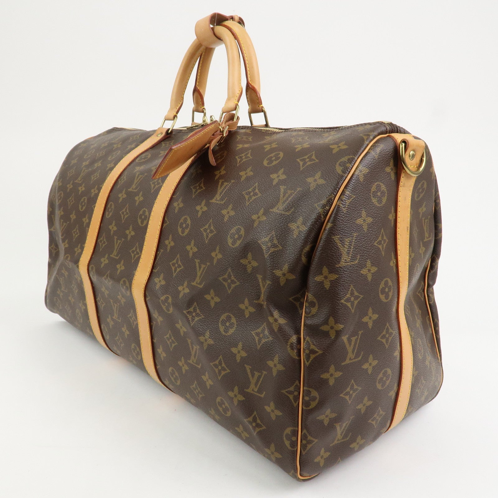 Louis Vuitton Monogram Keep All Bandouliere 55 Boston Bag M41414