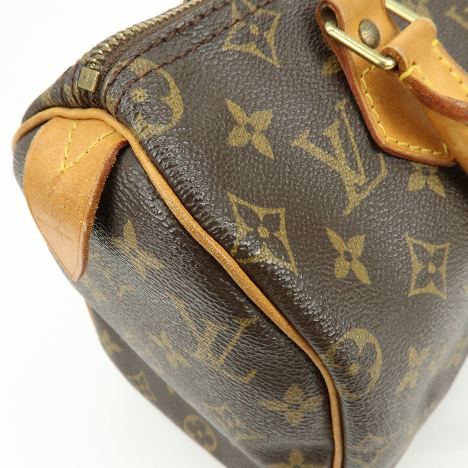Louis Vuitton Monogram Speedy 25 Boston Bag Hand Bag Brown M41528