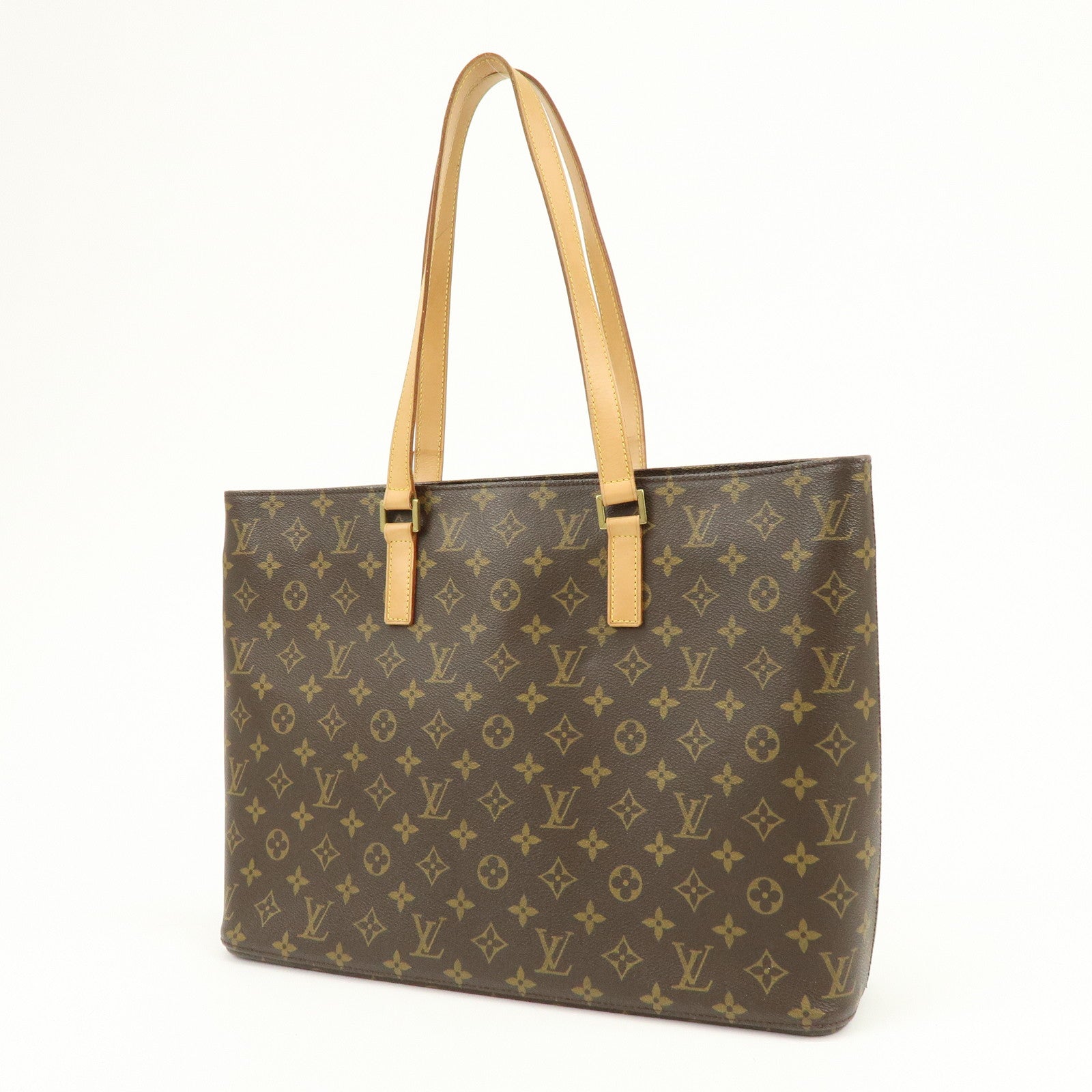 Louis Vuitton Monogram Luco Tote Bag Shoulder Bag Brown M51155
