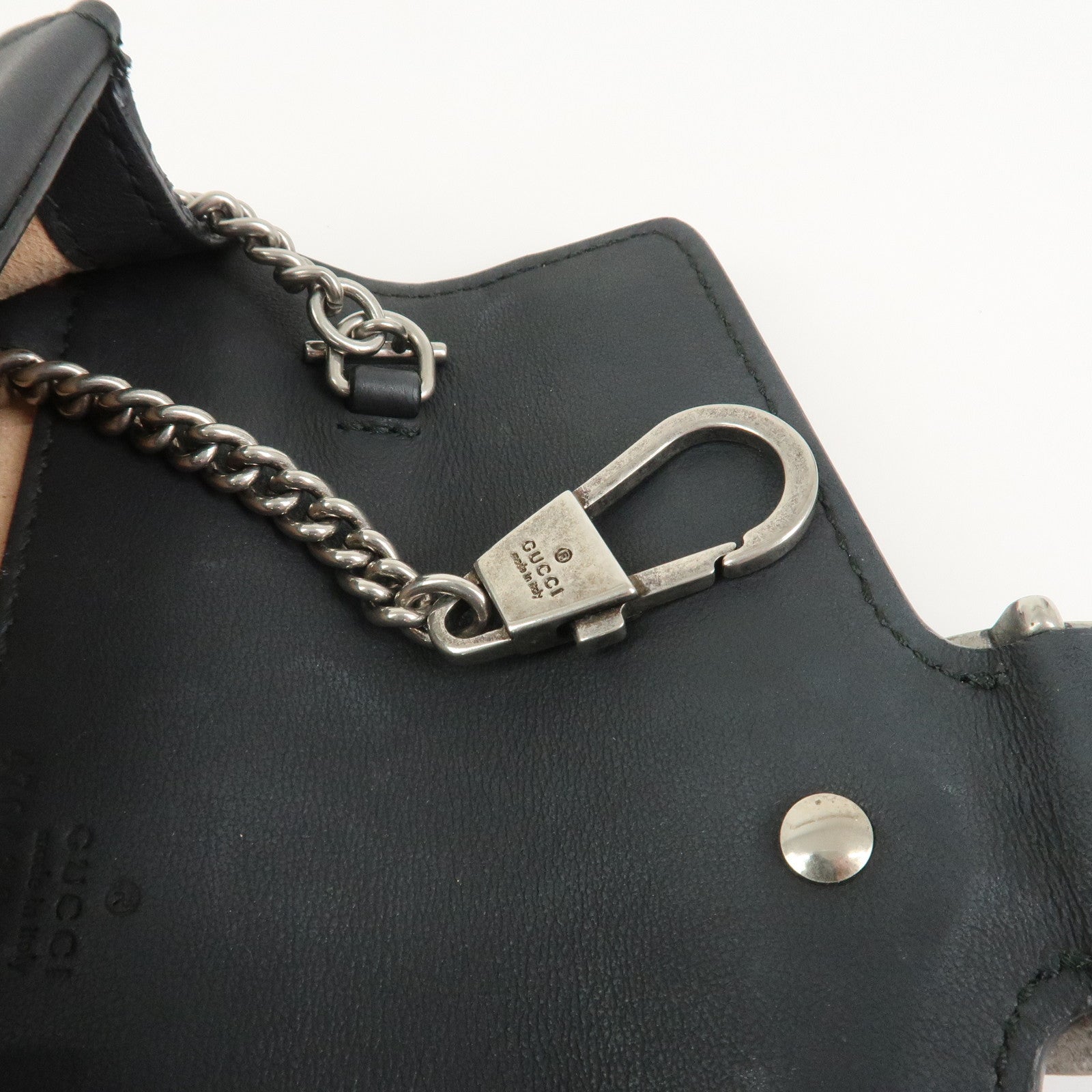 GUCCI Dionysus Super Mini Bag Leather Chain Shoulder Bag 476432