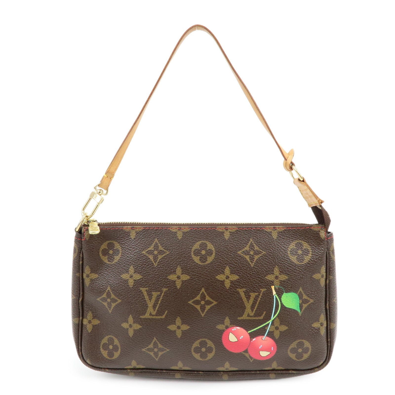 Louis Vuitton Monogram Cherry Pochette Accessoires Pouch M95008
