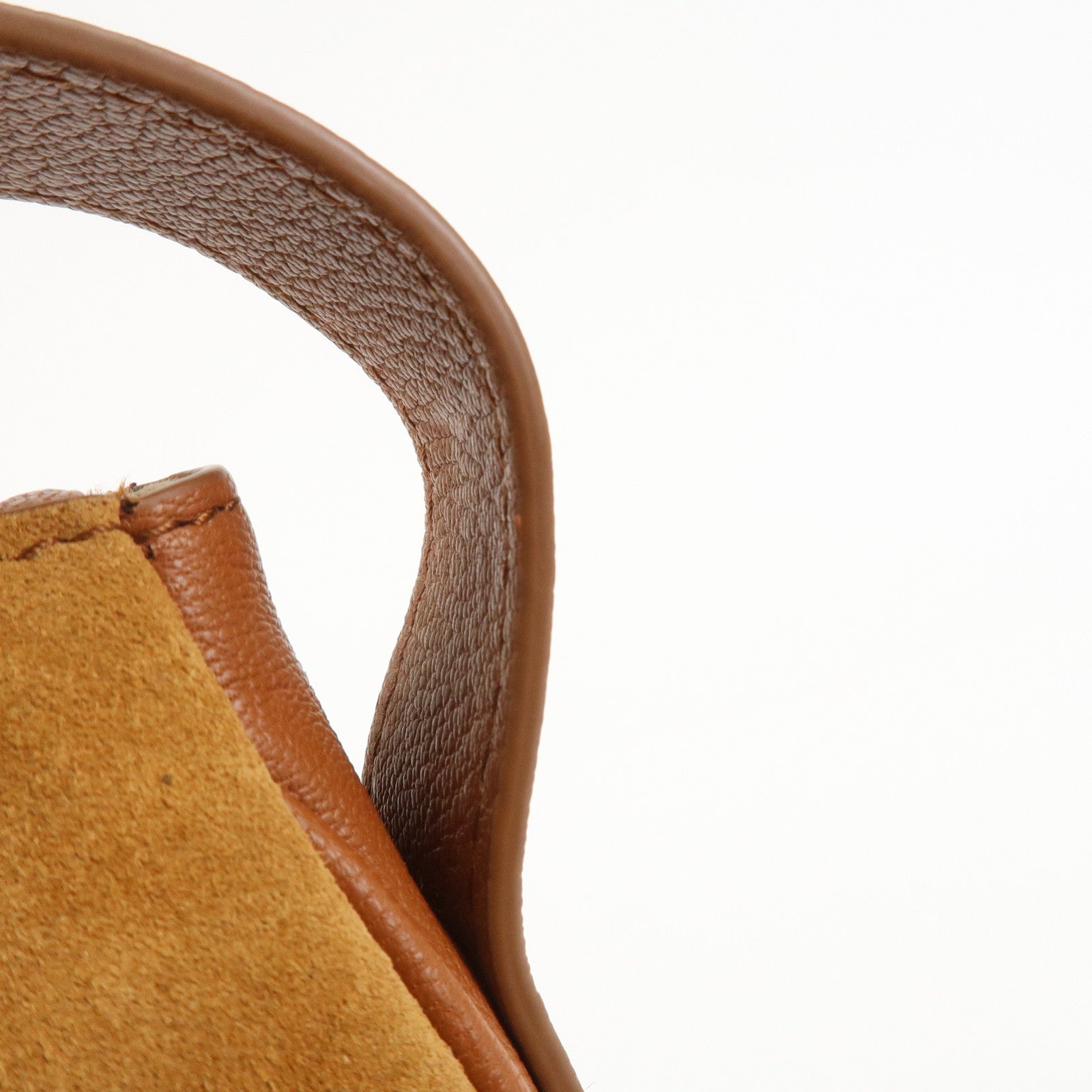 Chloe See By Chloe Hana Suede Leather Shoulder Crossbody Bag Brown