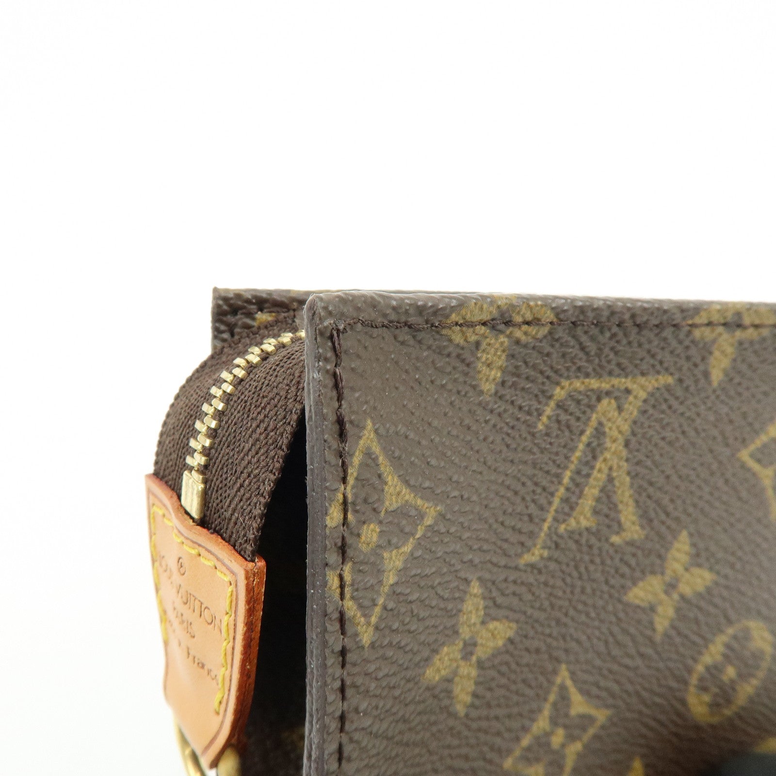 Louis Vuitton Monogram Pouch for Bucket PM Brown