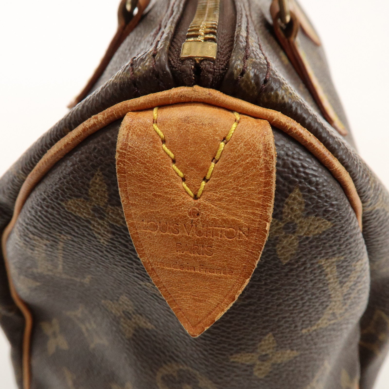 Louis Vuitton Monogram Speedy 25 Boston Bag Hand Bag Brown M41528