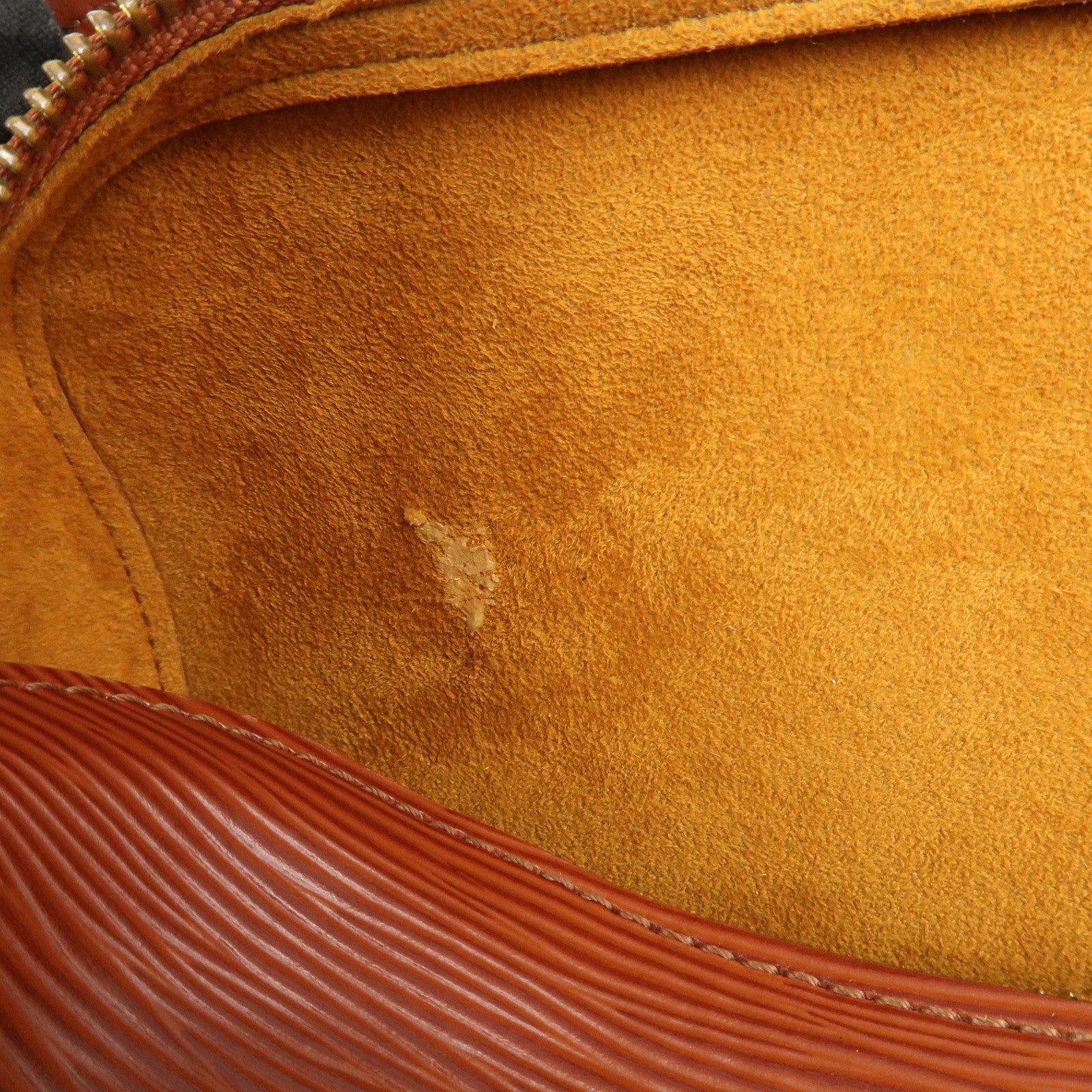 Louis Vuitton Epi Leather Soufflot Hand Bag Kenya Brown M52223