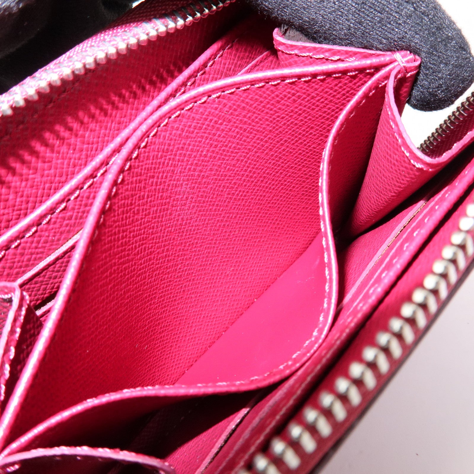 Louis Vuitton Epi Leather Zippy Coin Purse Coin Case Fuchsia M60383