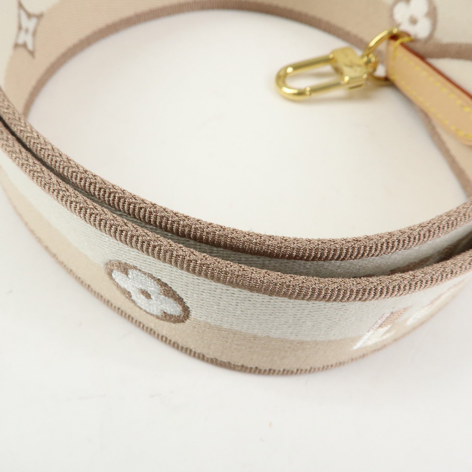 Louis Vuitton 110cm Canvas Nume Shoulder Strap Beige
