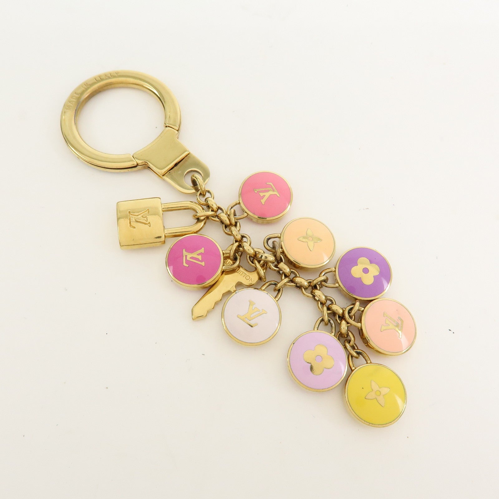 Louis Vuitton Porte Cles Pastilles Metal Bag Charm Key Chain M65646