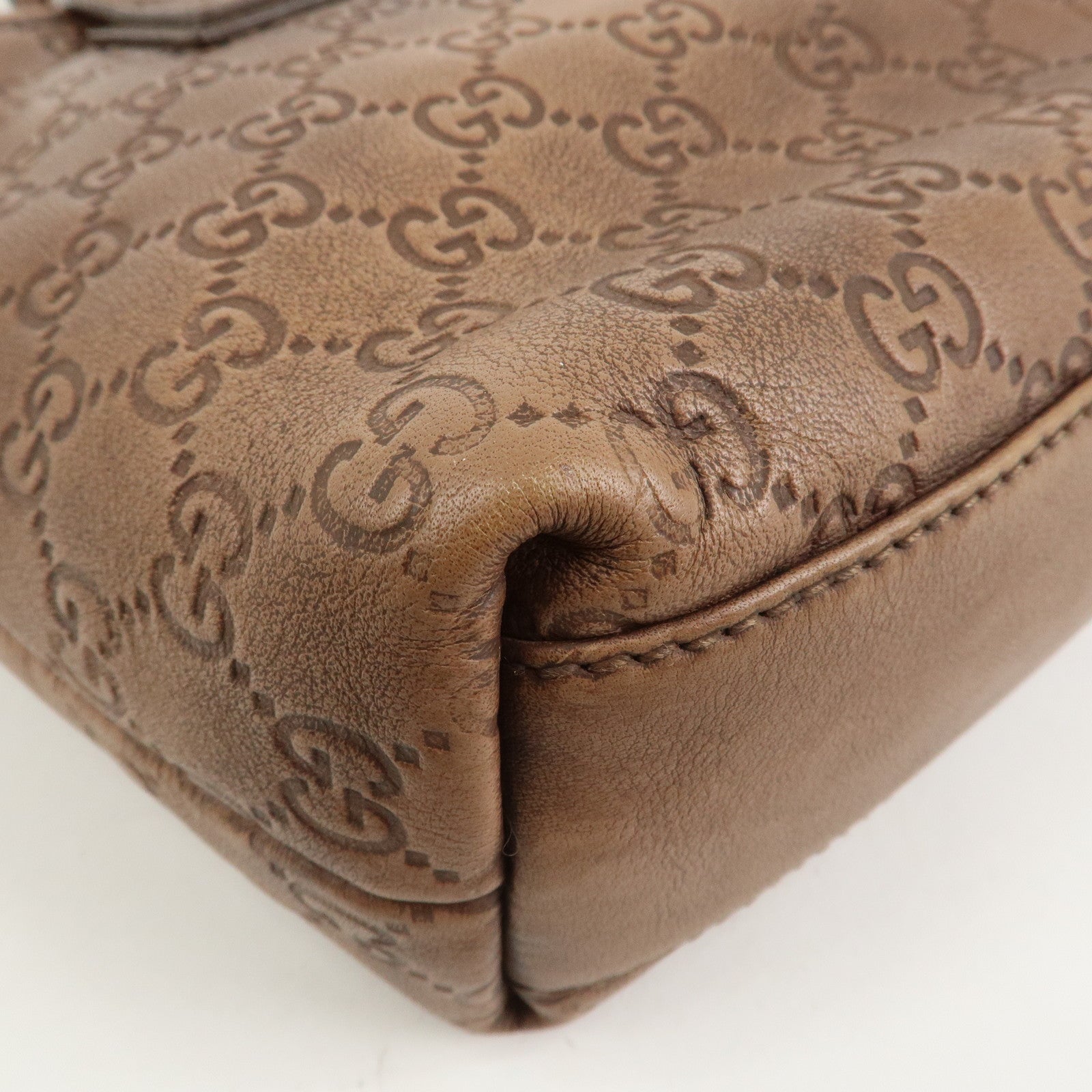 GUCCI Guccissima Leather Tote Bag Shoulder Bag Hand Bag 211136