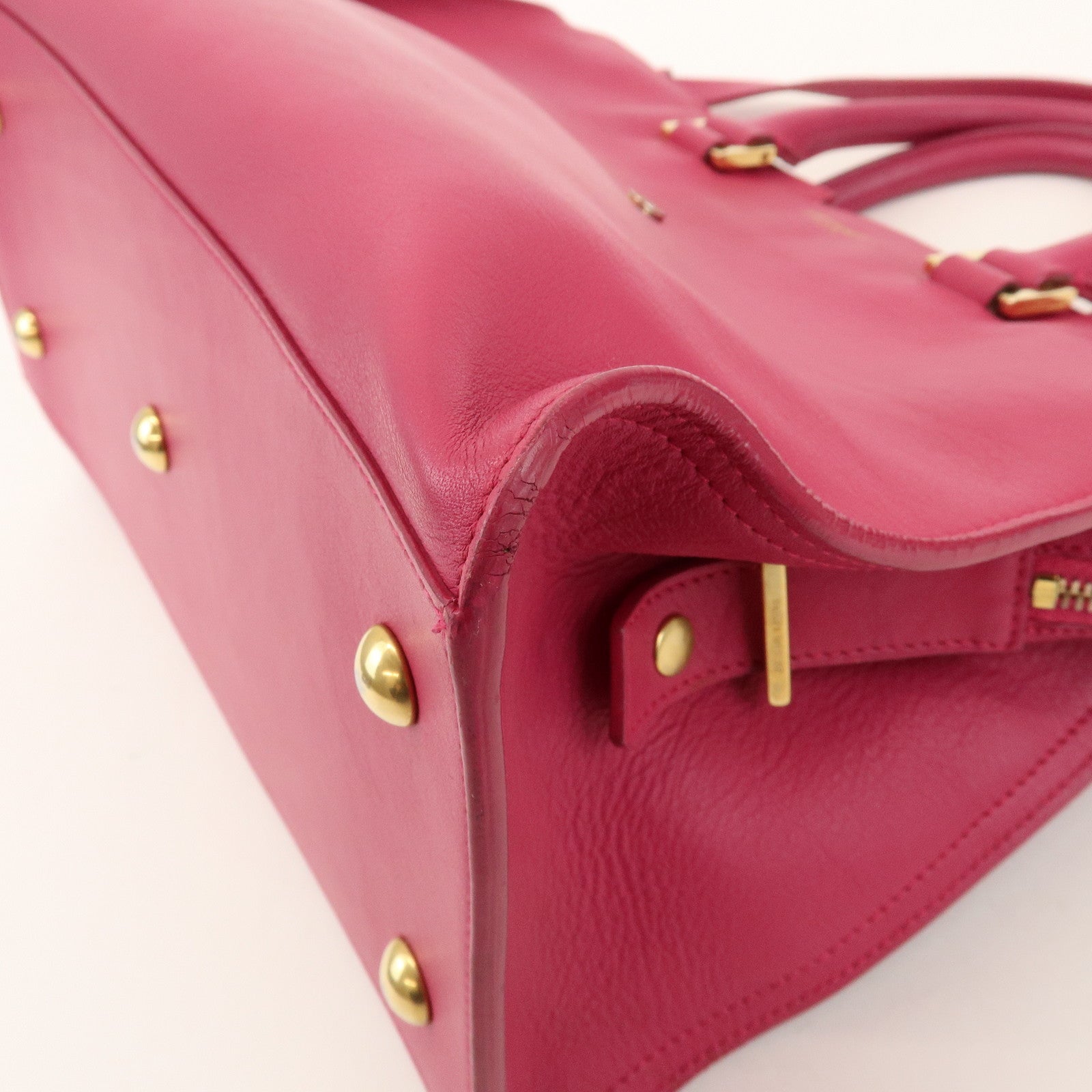 SAINT LAURENT PARIS Petit Cabas Y Line Leather 2Way Bag 311210
