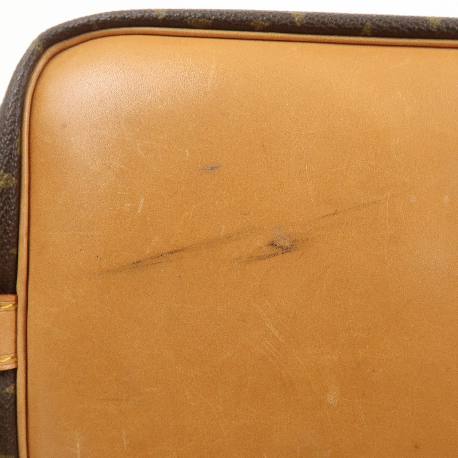 Louis Vuitton Monogram Petit Noe Shoulder Bag Brown M42226