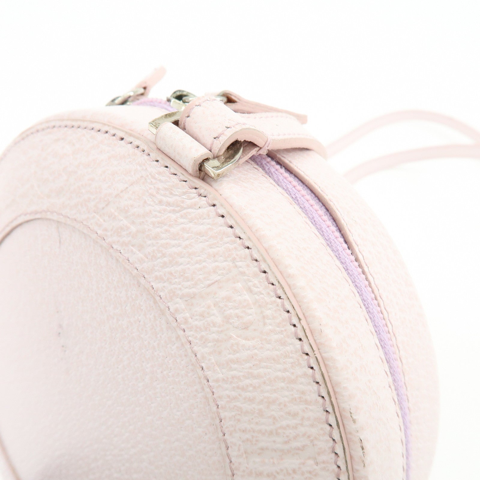 BVLGARI B-Zero1 Yo-Yo Leather Shoulder Bag Crossbody Bag Light Pink