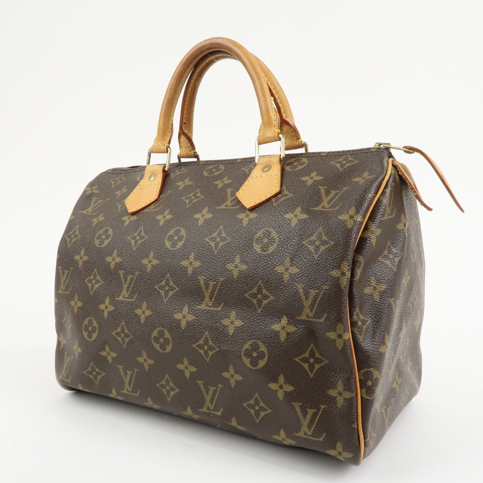 Louis Vuitton Monogram Speedy 30 Boston Bag Hand Bag Brown M41526