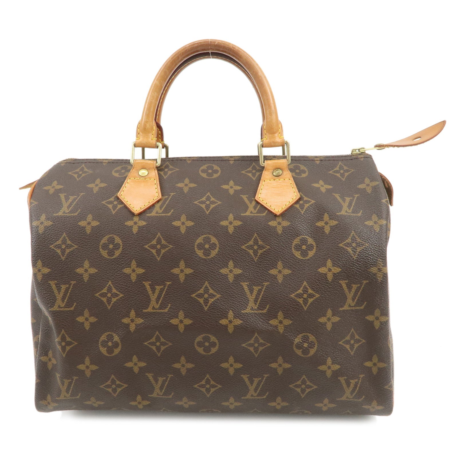 Louis Vuitton Monogram Speedy 30 Boston Bag Hand Bag Brown M41526