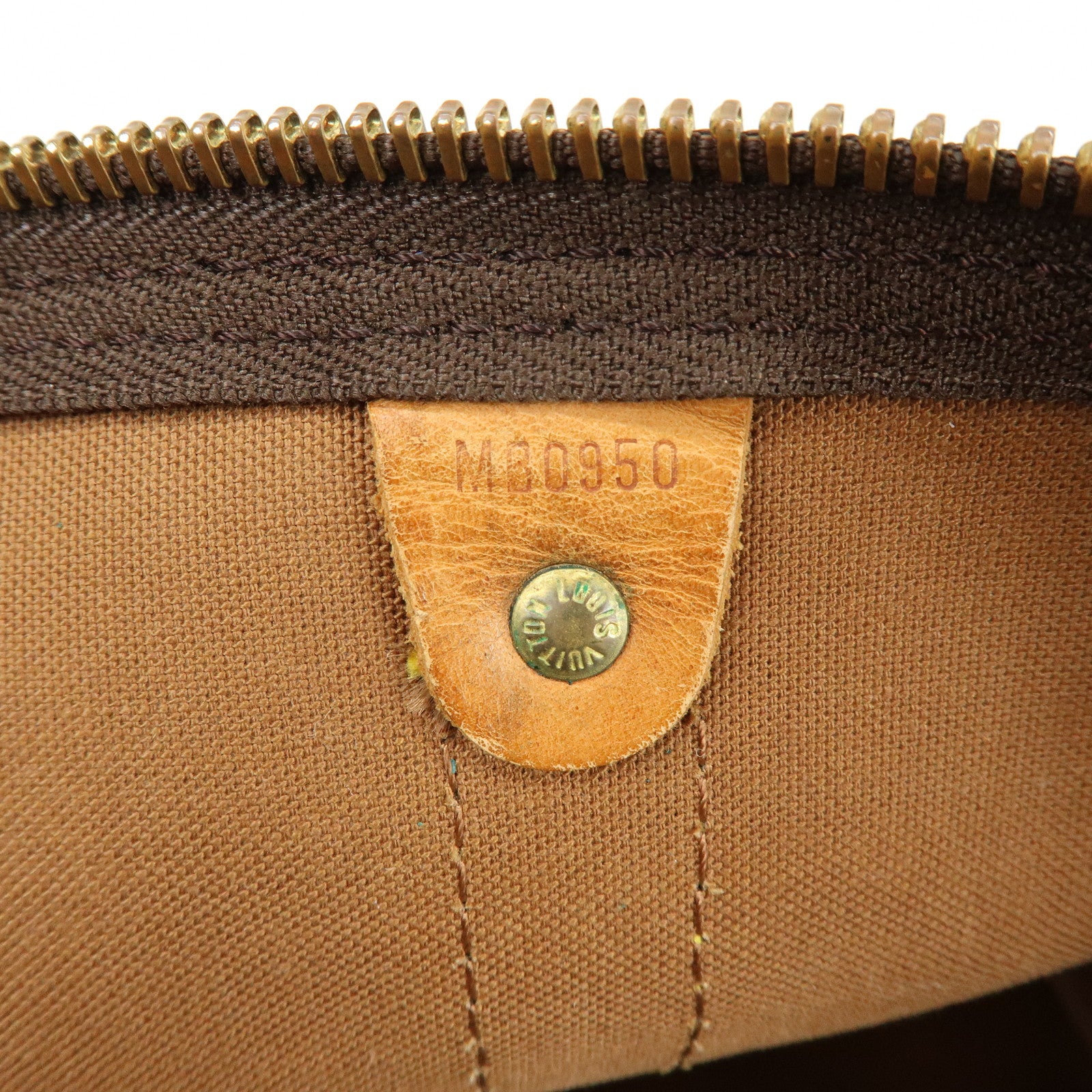 Louis Vuitton Monogram Keep All 50 Boston Bag Brown M41426