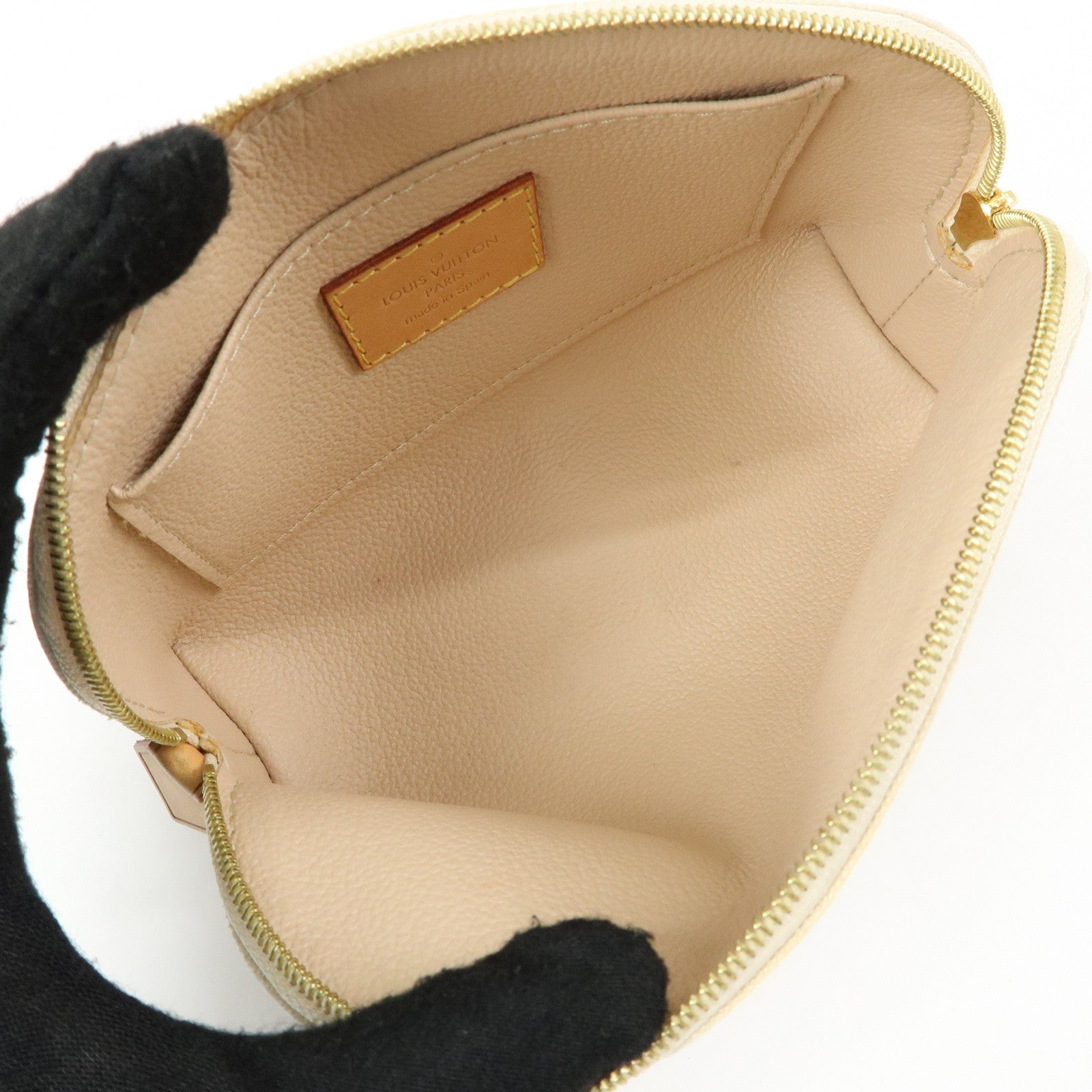 Louis Vuitton Damier Azur Canvas Pochette Cosmetic PM Pouch N60024