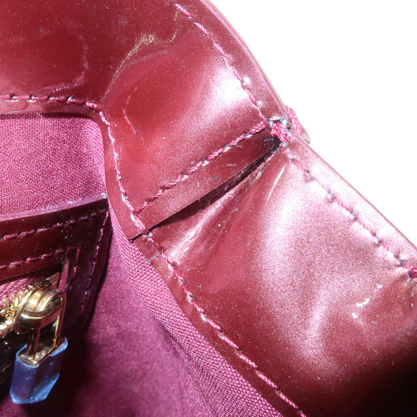 Louis Vuitton Monogram Vernis Wilshire PM Rouge Faurviste M91644