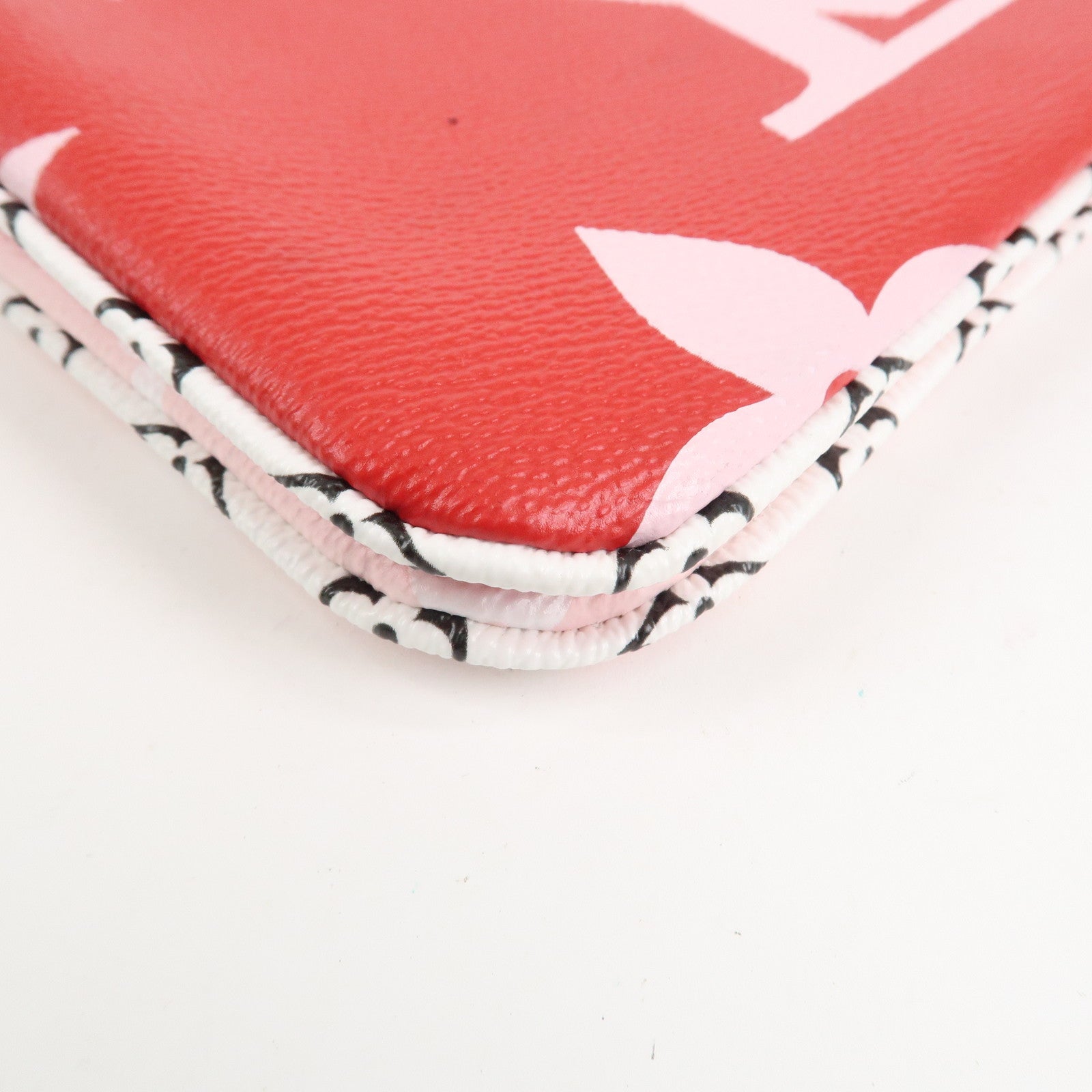 Louis Vuitton Monogram Giant Pochette Double Zip Pouch Rouge M67561 Used