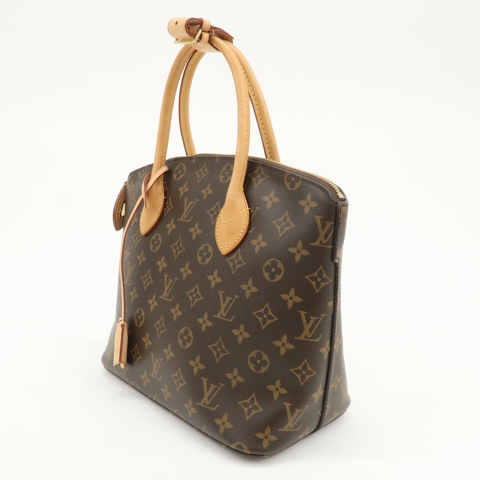 Louis Vuitton Monogram Leather Lockit PM Hand Bag Brown M40613