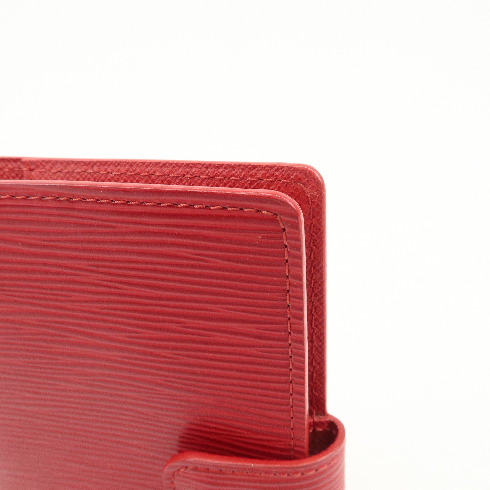 Louis Vuitton Epi Agenda PM Planner Cover Castillian Red R20057
