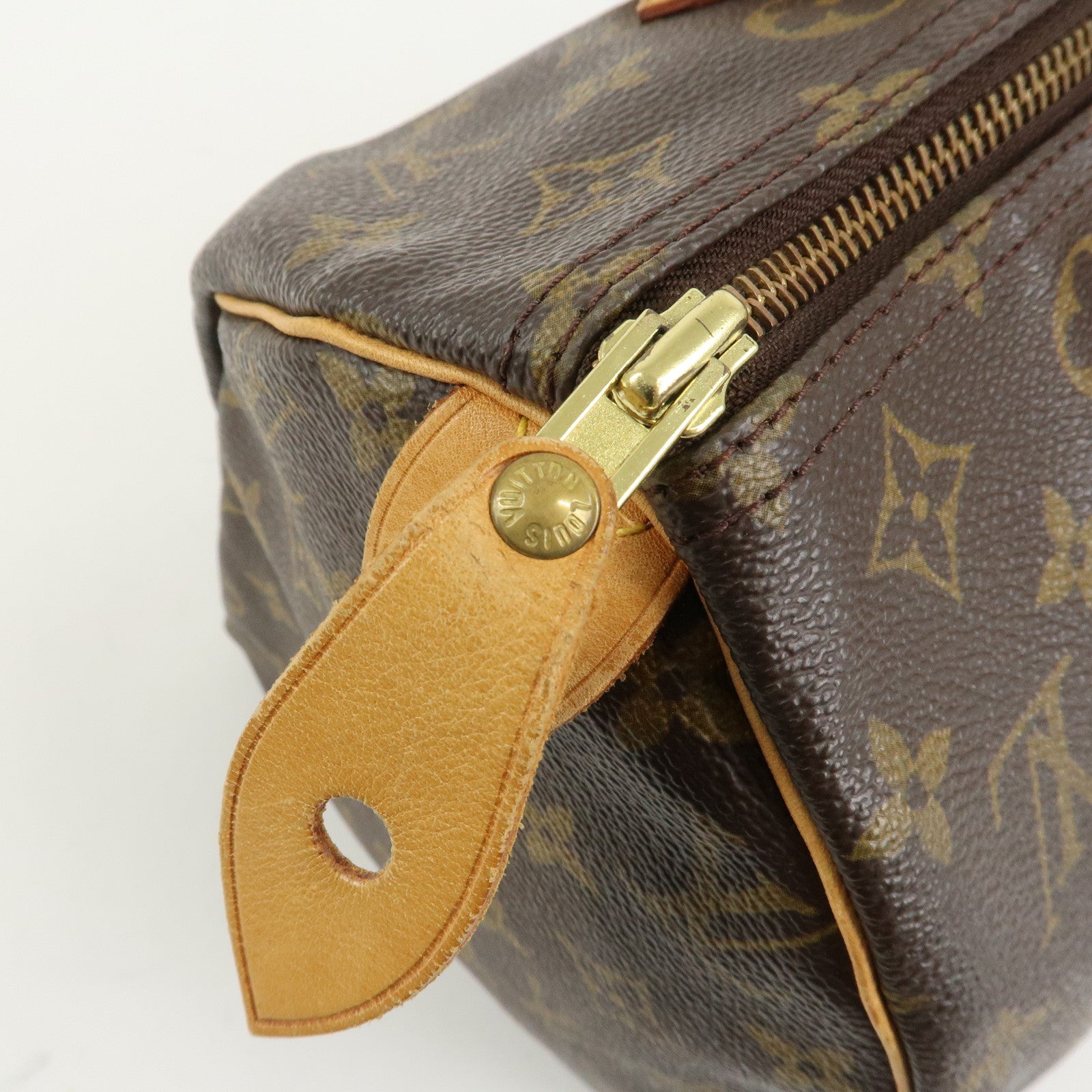 Louis Vuitton Monogram Speedy 30 Boston Bag Hand Bag Brown M41526