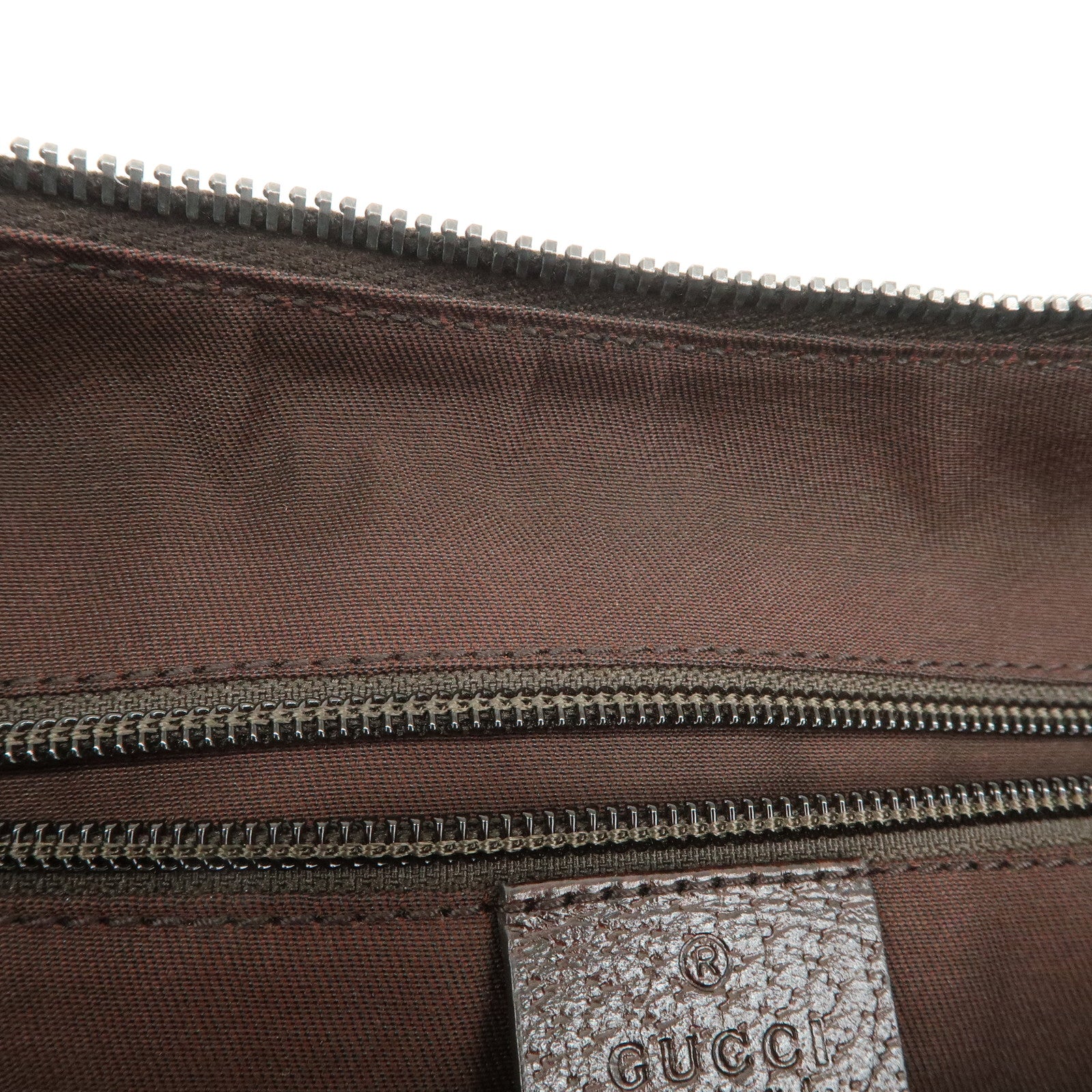 GUCCI Sherry GG Canvas Leather Shoulder Bag Crossbody Bag 181092