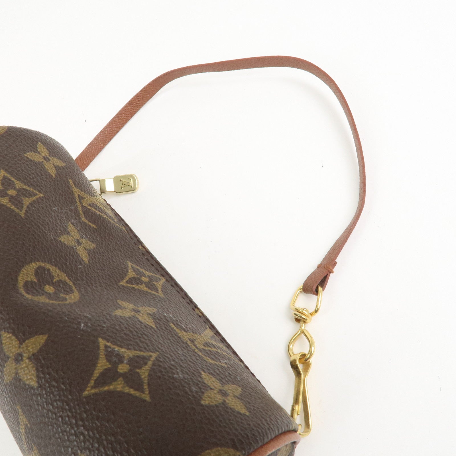 Louis Vuitton Monogram Mini Pouch for Papillon Bag Old Style Brown
