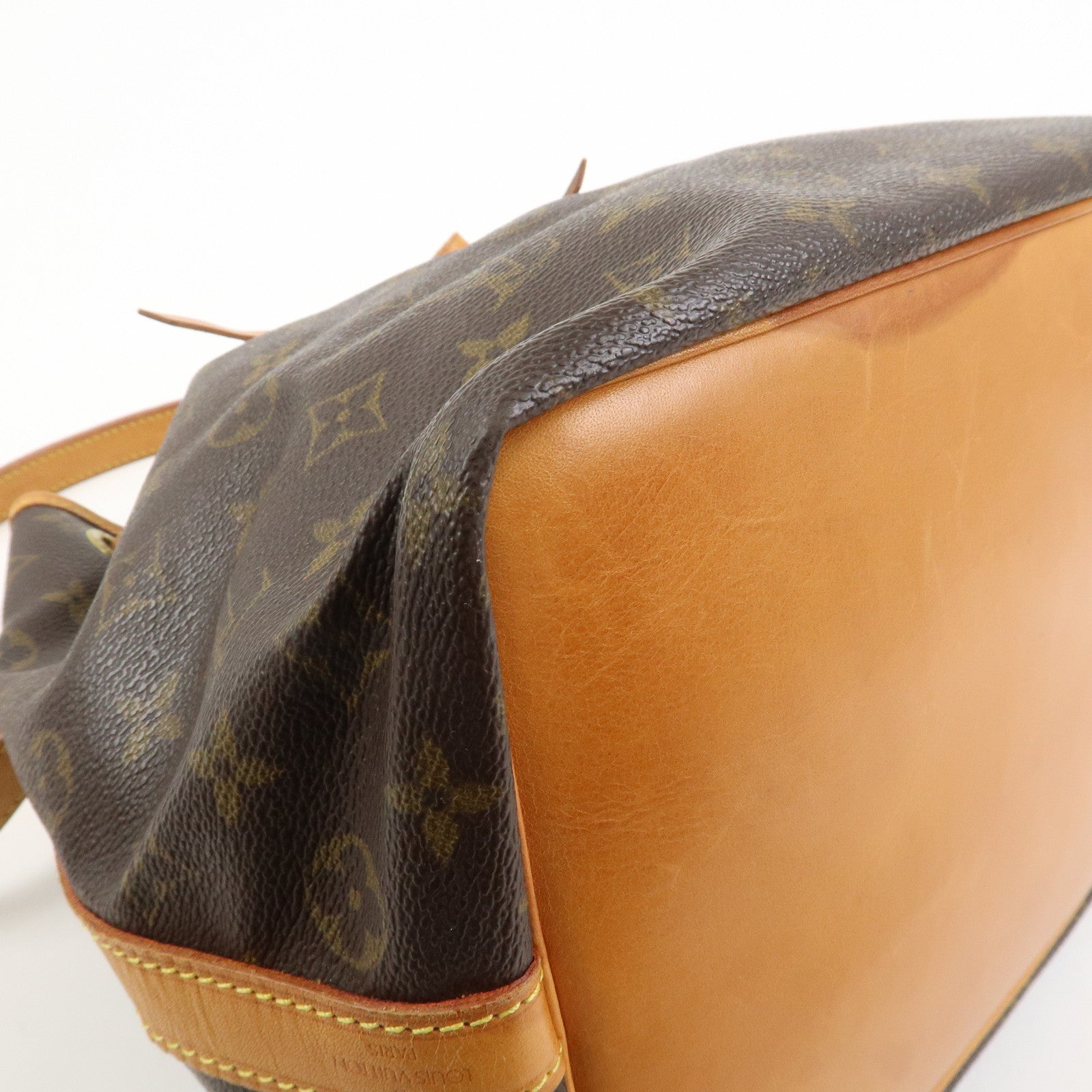 Louis Vuitton Monogram Petit Noe Shoulder Bag Brown M42226