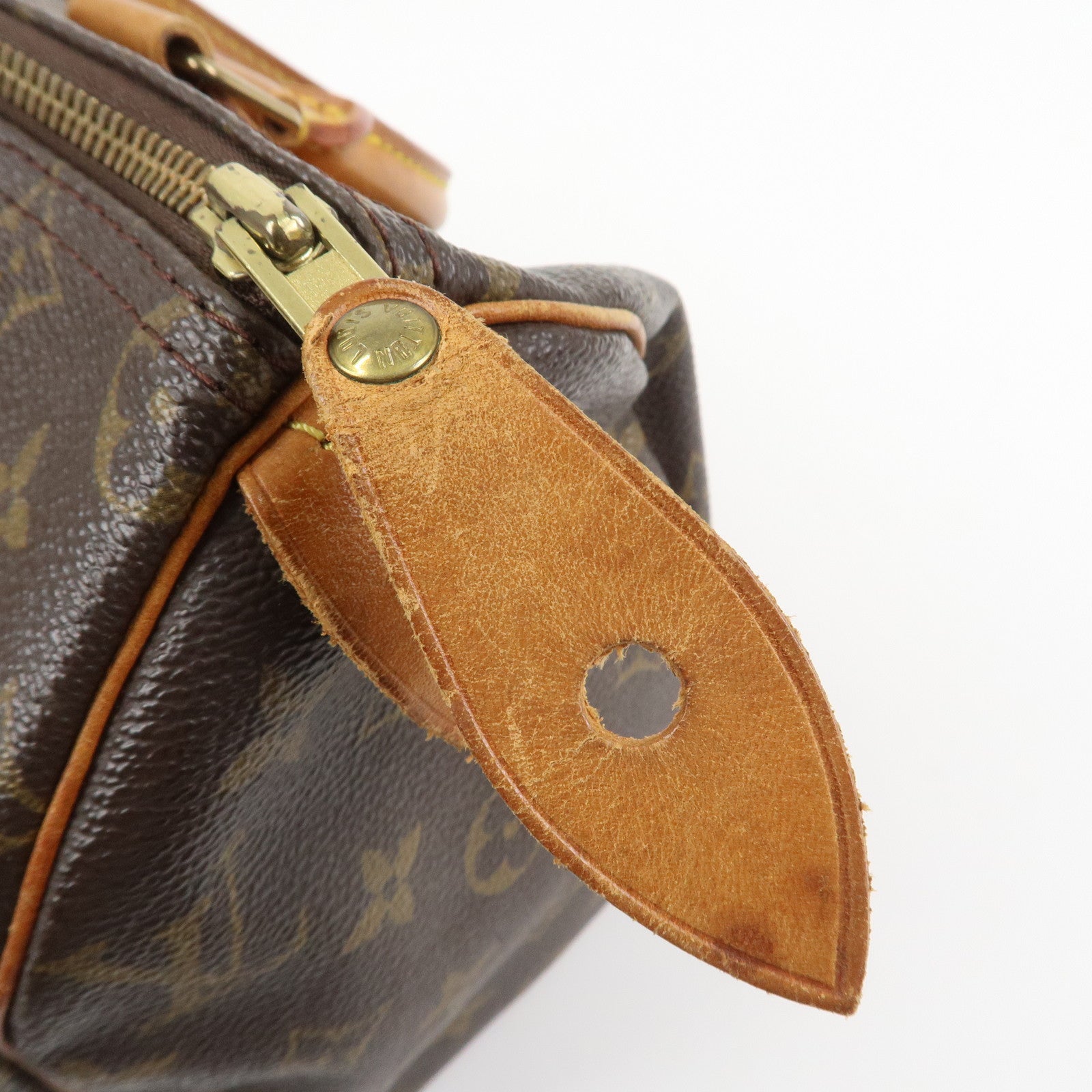 Louis Vuitton Monogram Speedy 25 Boston Bag Hand Bag Brown M41528