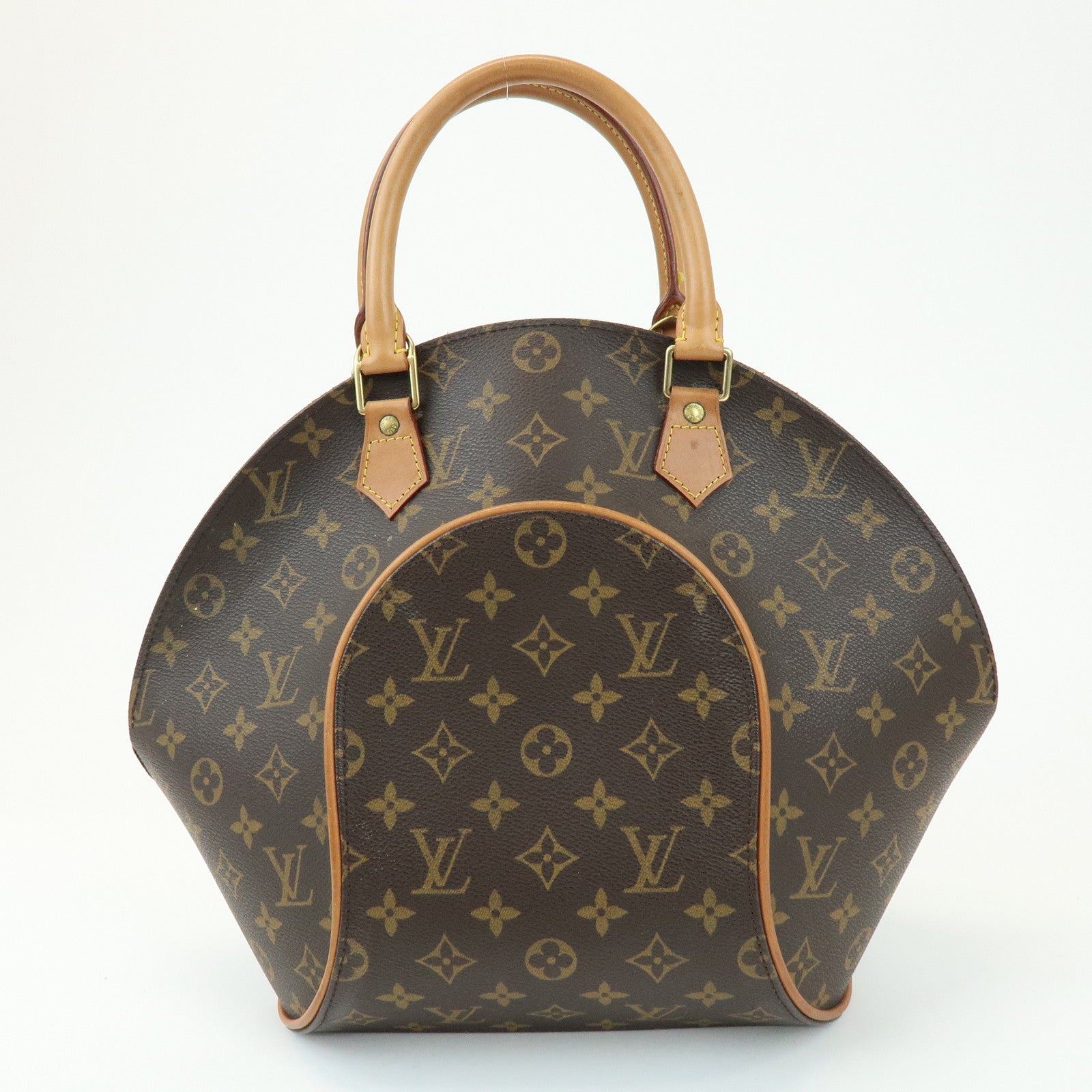 Louis Vuitton Monogram Ellipse MM Hand Bag Brown M51126