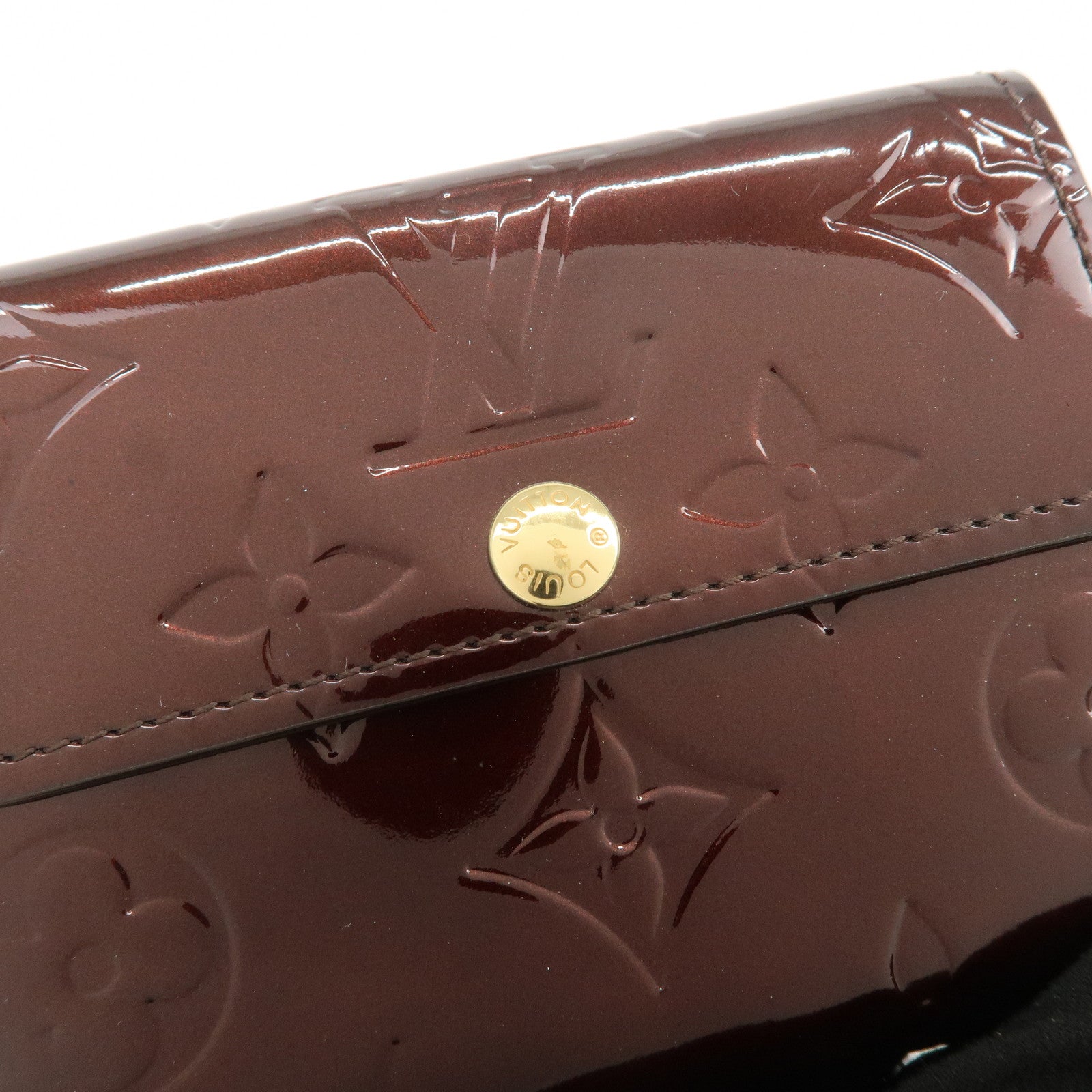 Louis Vuitton Monogram Vernis Leather Ludlow Coin Card Case M93519